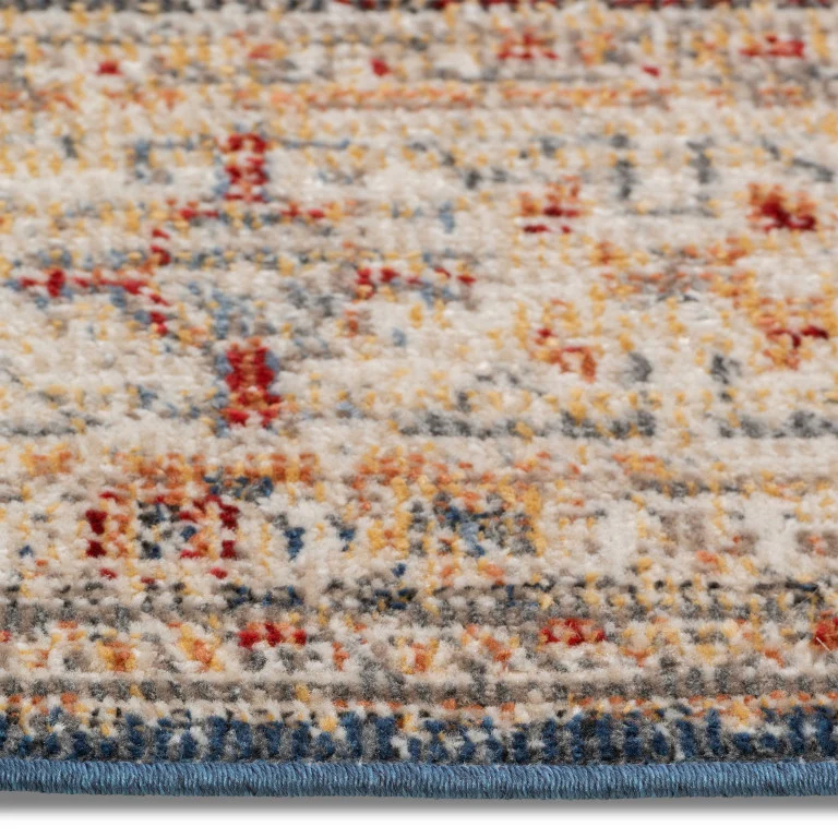 Salsa Medallion Outdoor Rug - 3' x 5' - Red/Blue - Image 4