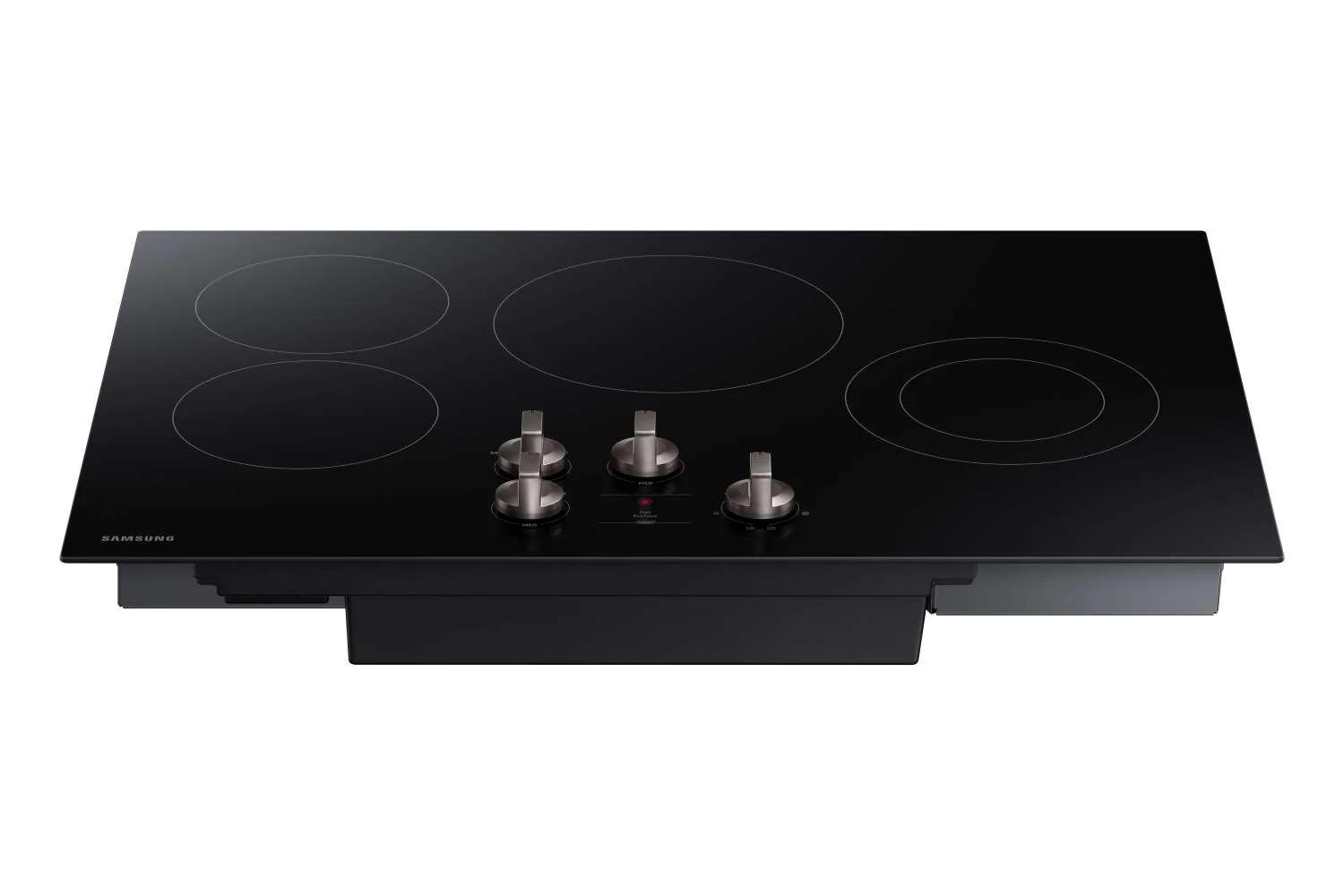 Samsung 5000 Series Stainless Steel Kitchen Package with Wall Oven, Electric Cooktop, and Hood Fan - Image 9