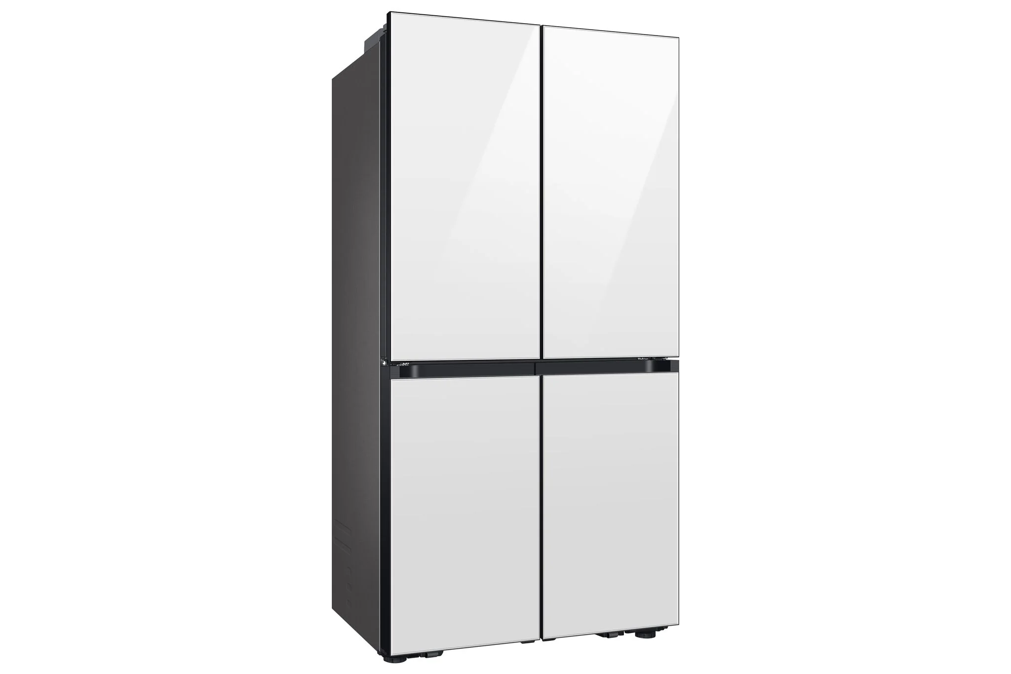 Samsung BESPOKE 36" 22.8 Cu. Ft. White Glass 4-Door Flex French Door Refrigerator with Beverage Centre - RF23DB960012AA - Image 2