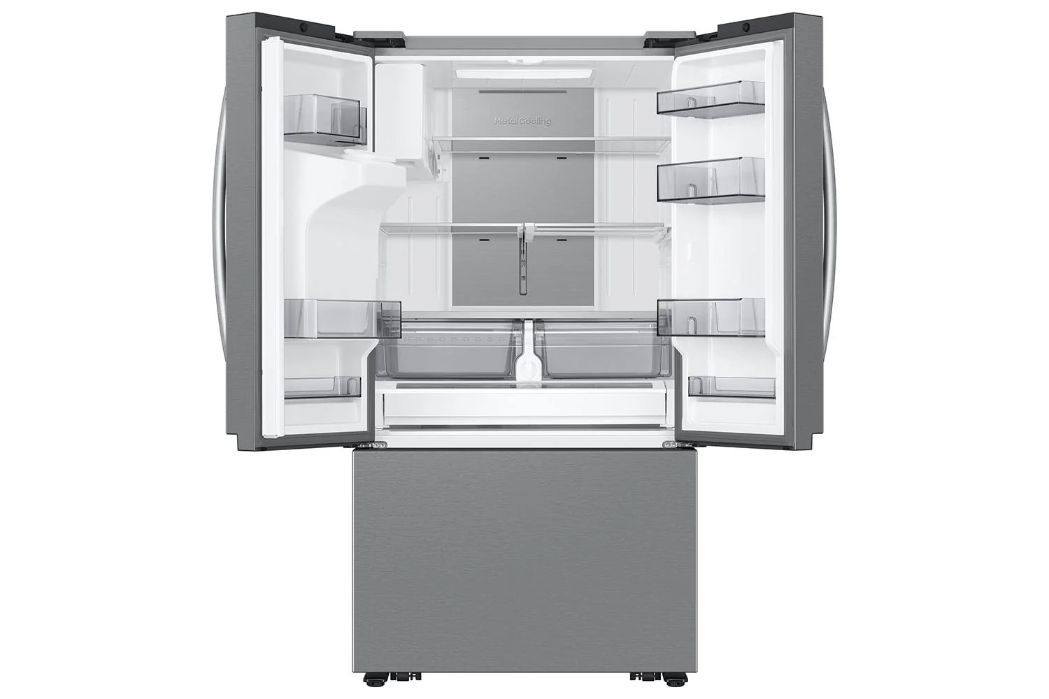 Samsung 36" 26 Cu. Ft. Stainless Steel Counter-Depth French Door Refrigerator - RF27CG5400SRAA - Image 4