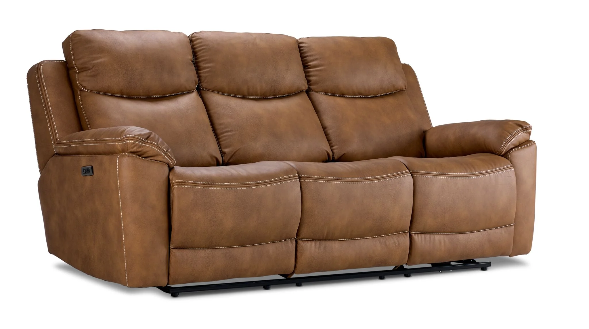 Santa Fe Power Reclining Sofa, Loveseat and Chair Set - Copper - Image 2