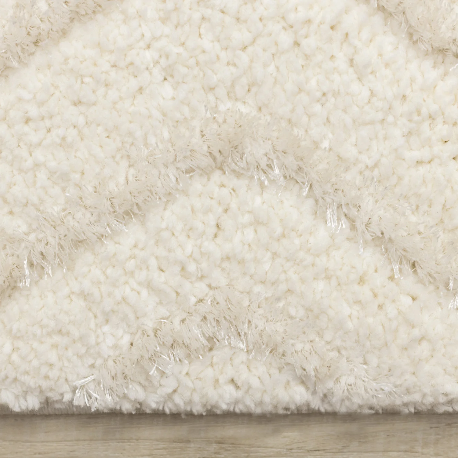 Sasha Soft Diamonds Area Rug - 5' X 8' - Cream - Image 10