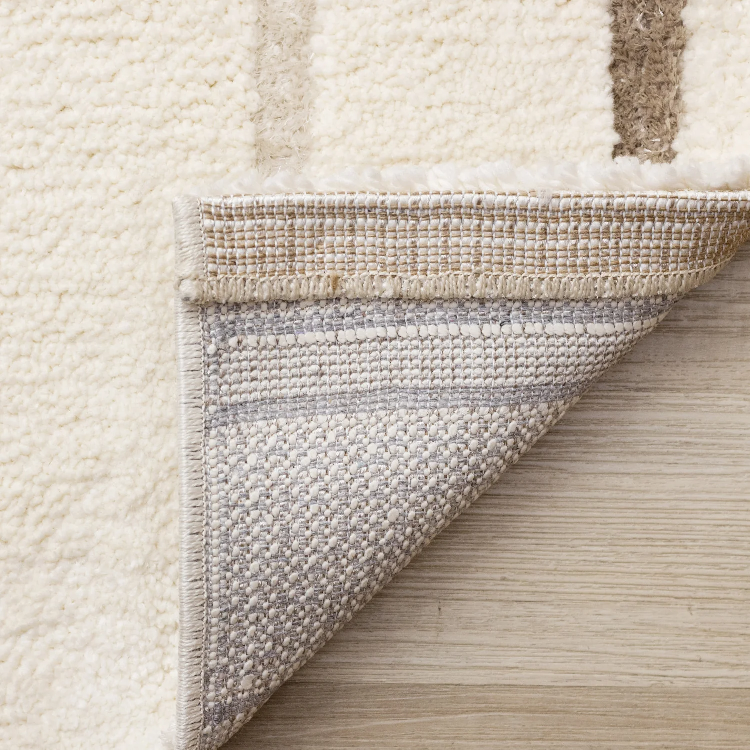 Sasha Soft Modern Lines Area Rug - 5' X 8' - Cream - Image 11