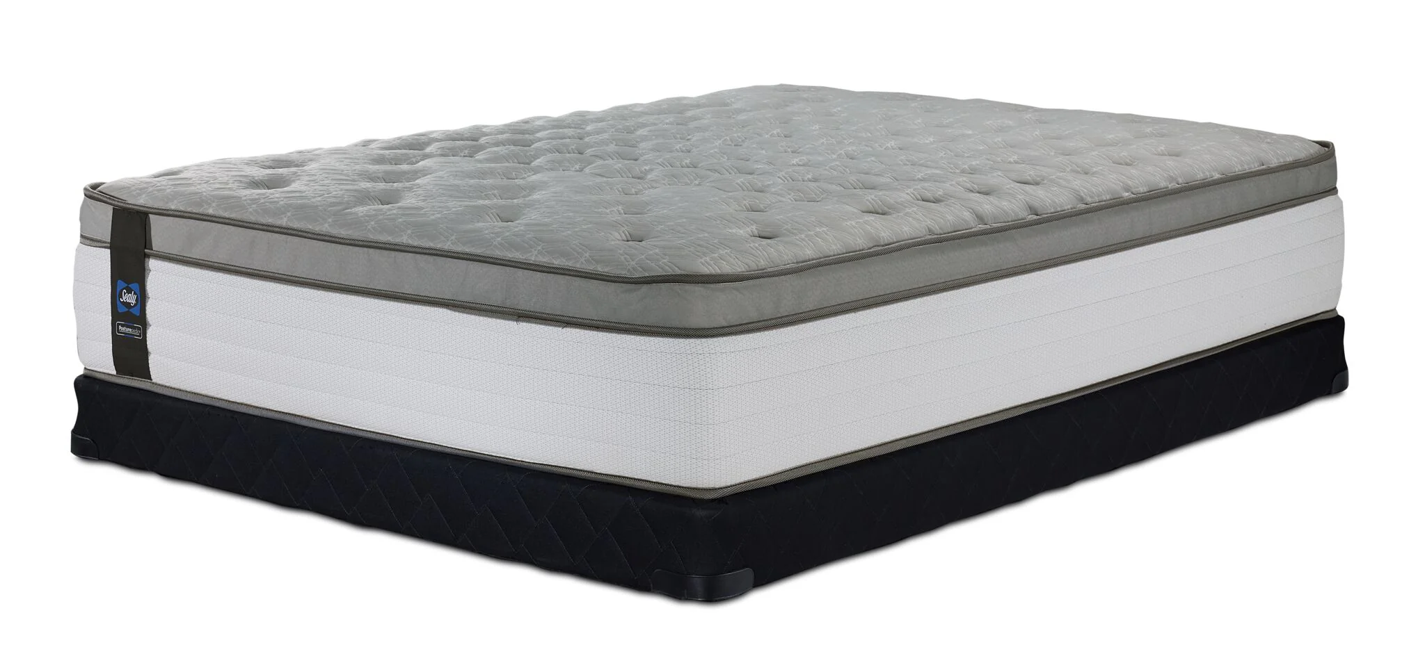 Sealy Posturepedic® Correct Comfort 6 Firm Eurotop Queen Mattress and Low Profile Boxspring Set