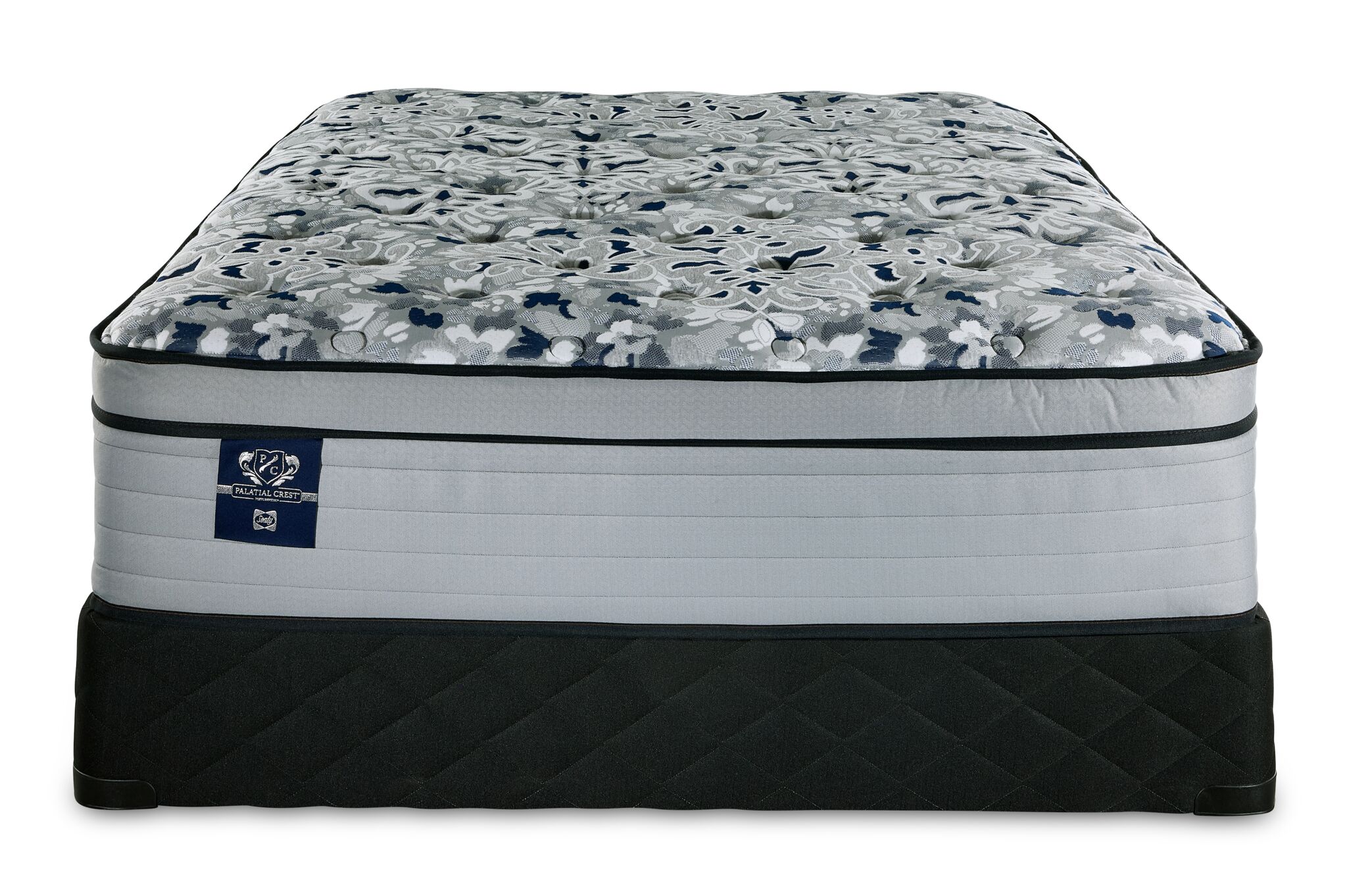 Sealy Posturepedic® Palatial Crest® Tenley II Medium Eurotop Full Mattress and Boxspring Set - Image 2