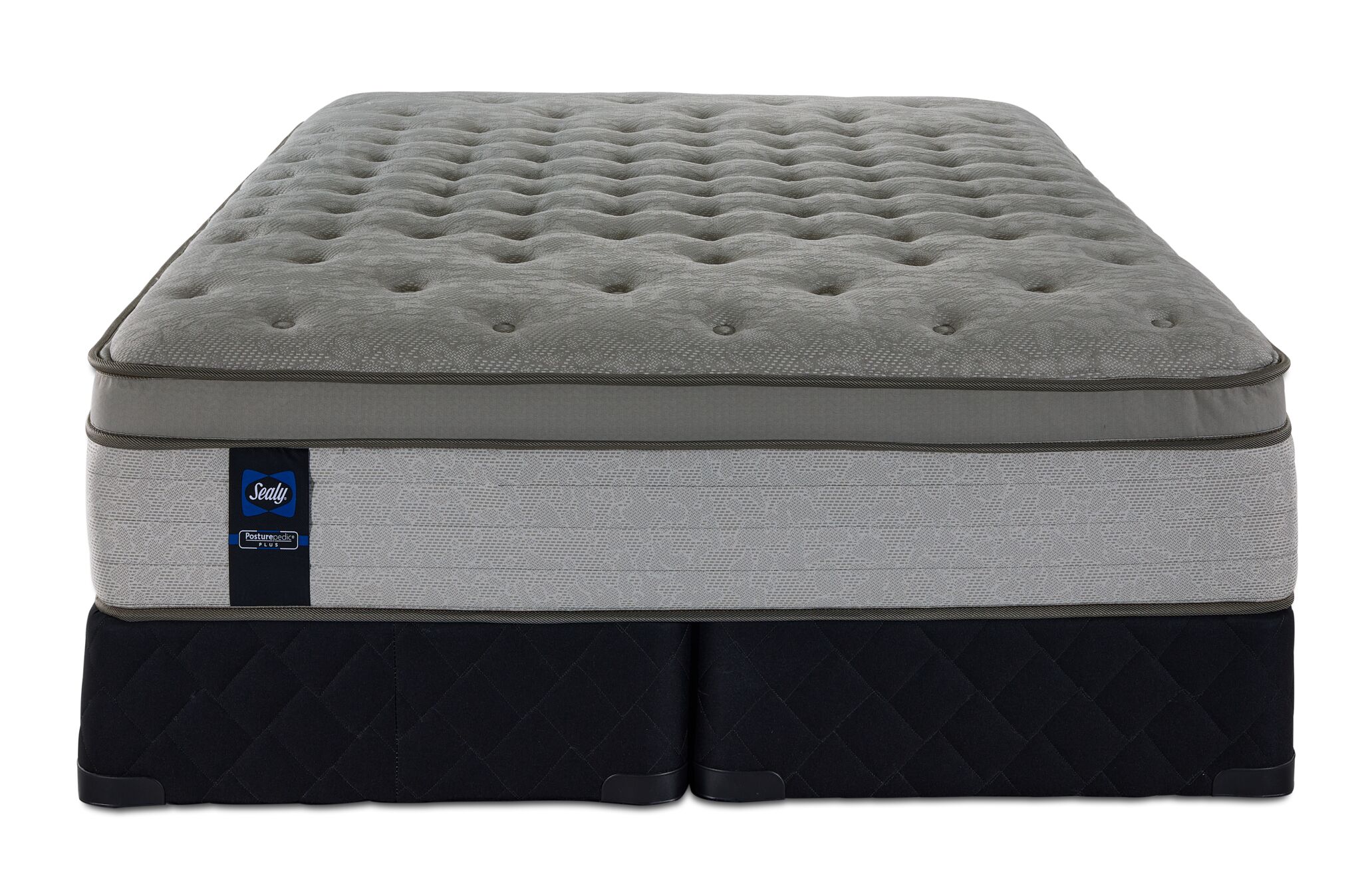 Sealy Posturepedic® Plus Sterling Hera Plush Euro Top Queen Mattress and Split Boxspring Set - Image 2