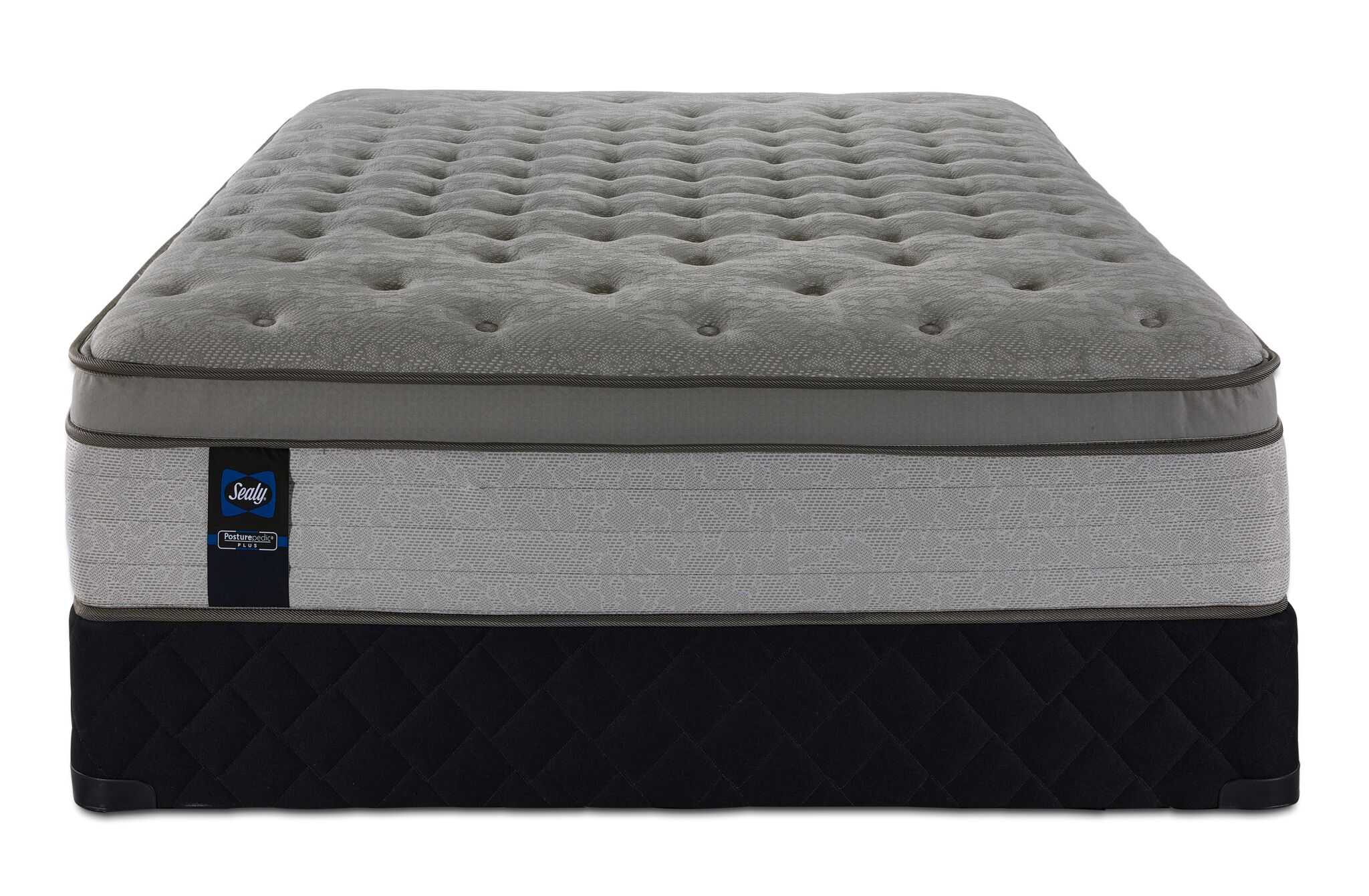 Sealy Posturepedic® Plus Sterling Hera Plush Euro Top Twin XL Mattress and Boxspring Set - Image 2