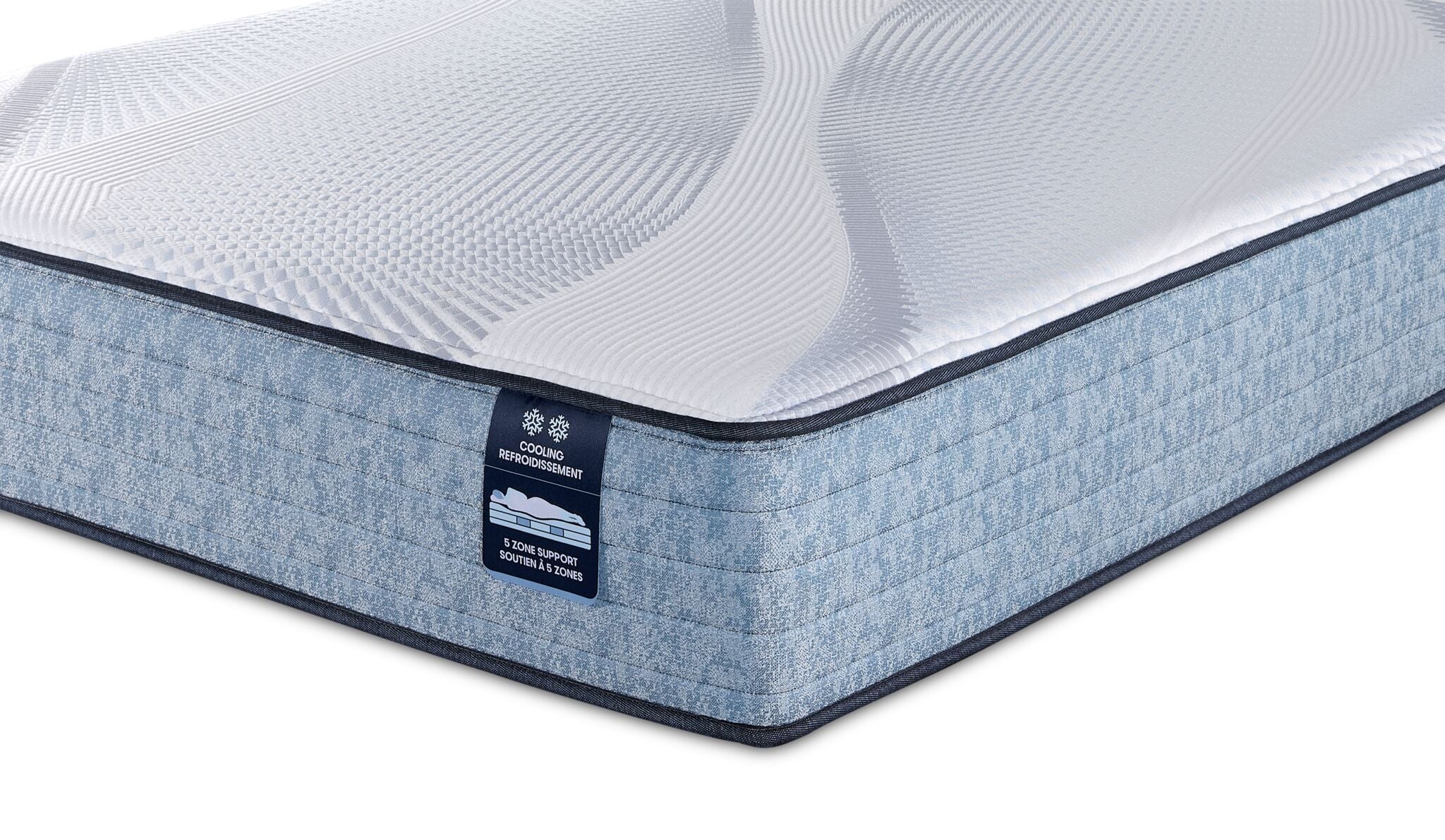 Serta iComfort® AIR 1 Firm 11.5" Queen Mattress and Low Profile Boxspring Set - Image 3