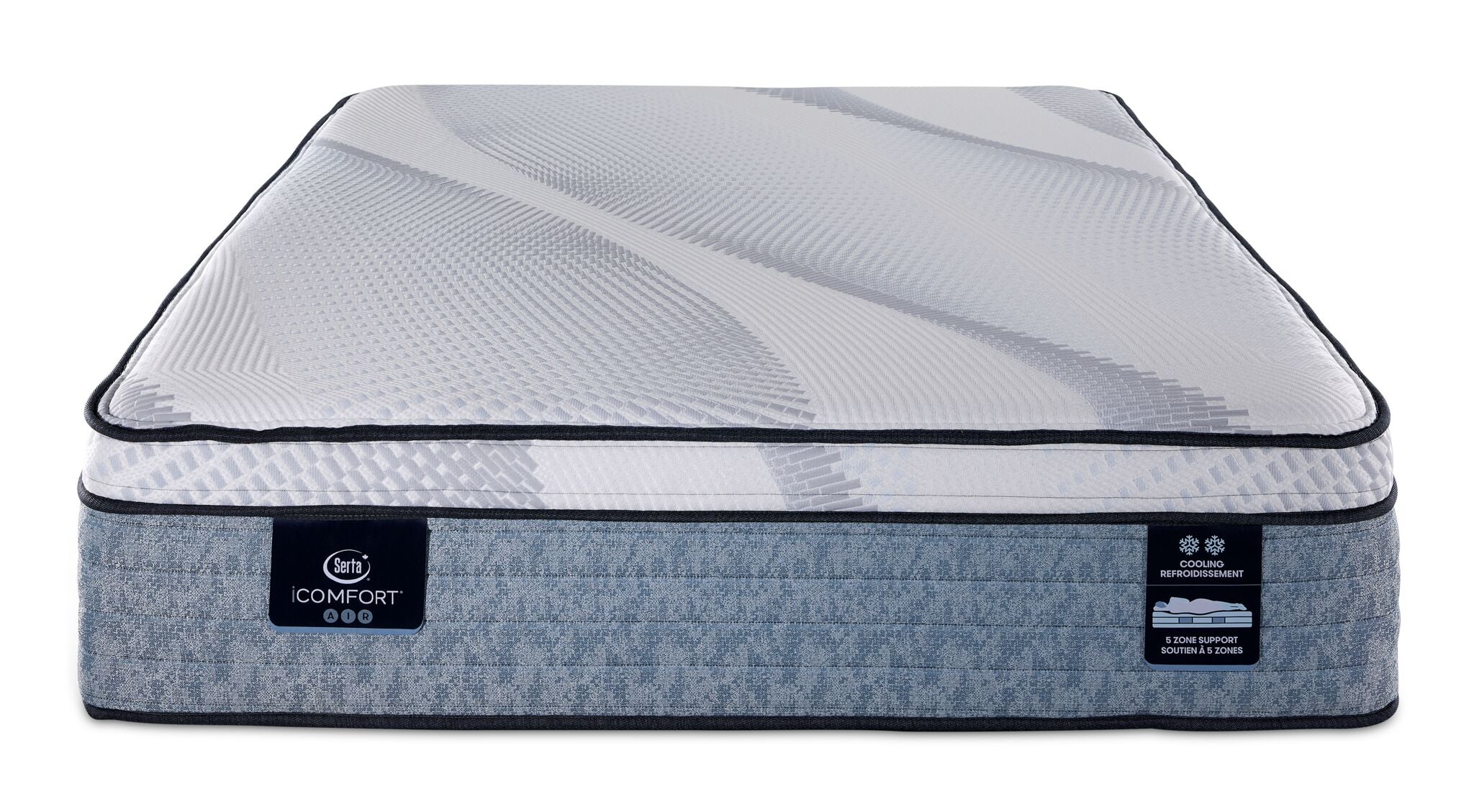 Serta iComfort® AIR 4 Plush Euro Top 14" Queen Mattress - Image 2