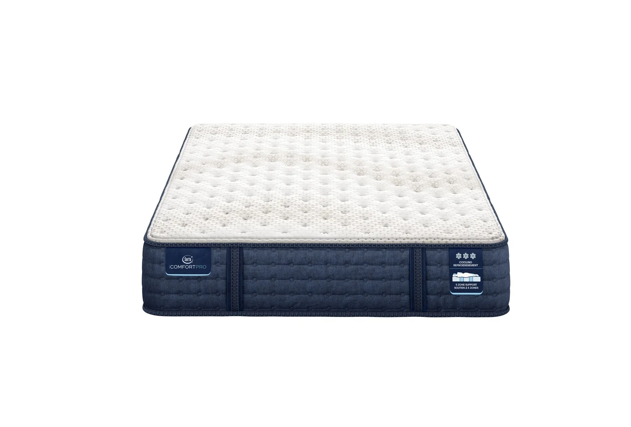 Serta iComfort PRO Scotland Firm Queen Mattress and Boxspring Set - Image 2