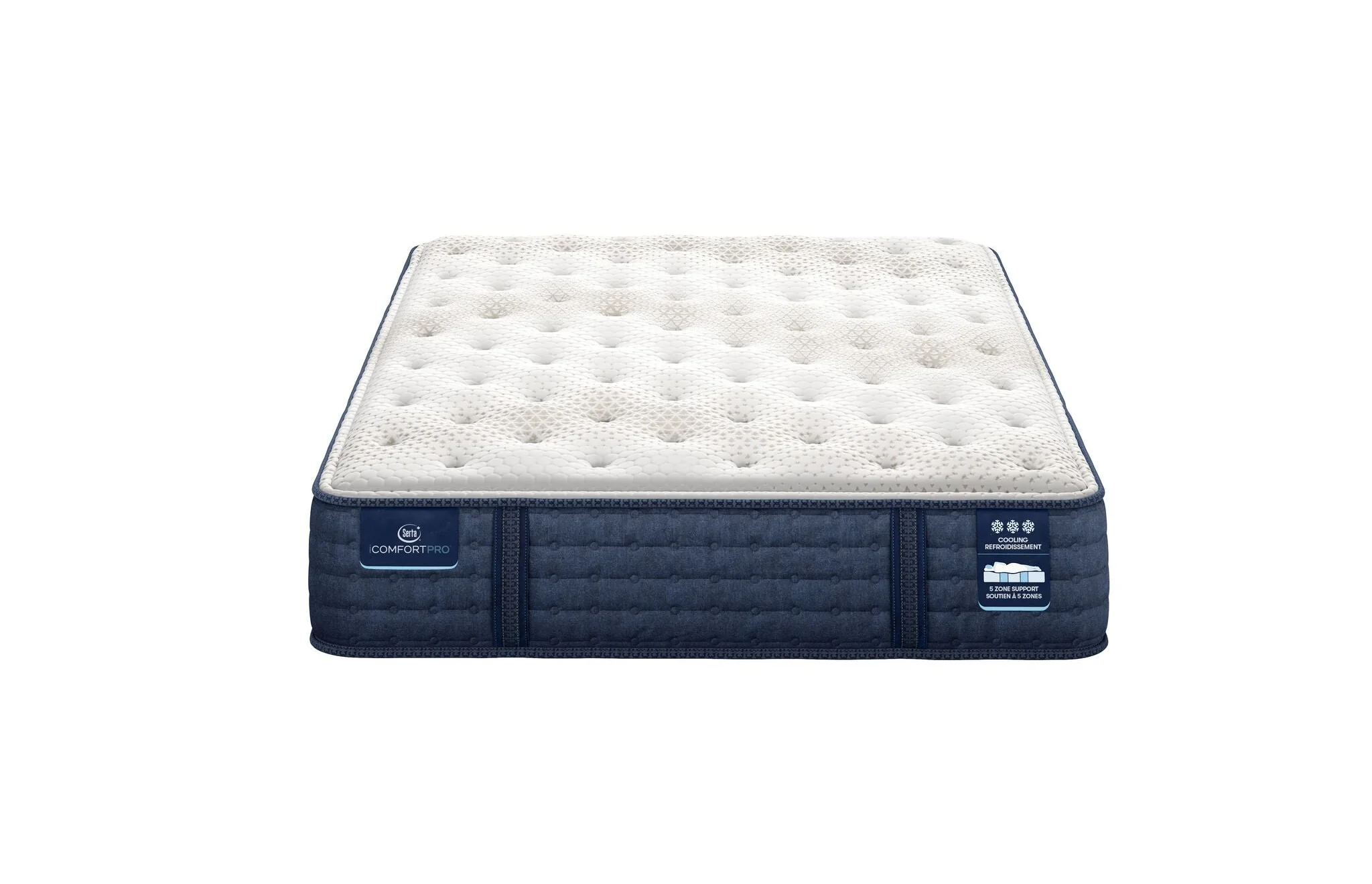 Serta iComfort PRO Scotland Plush Twin XL Mattress and Boxspring Set - Image 2