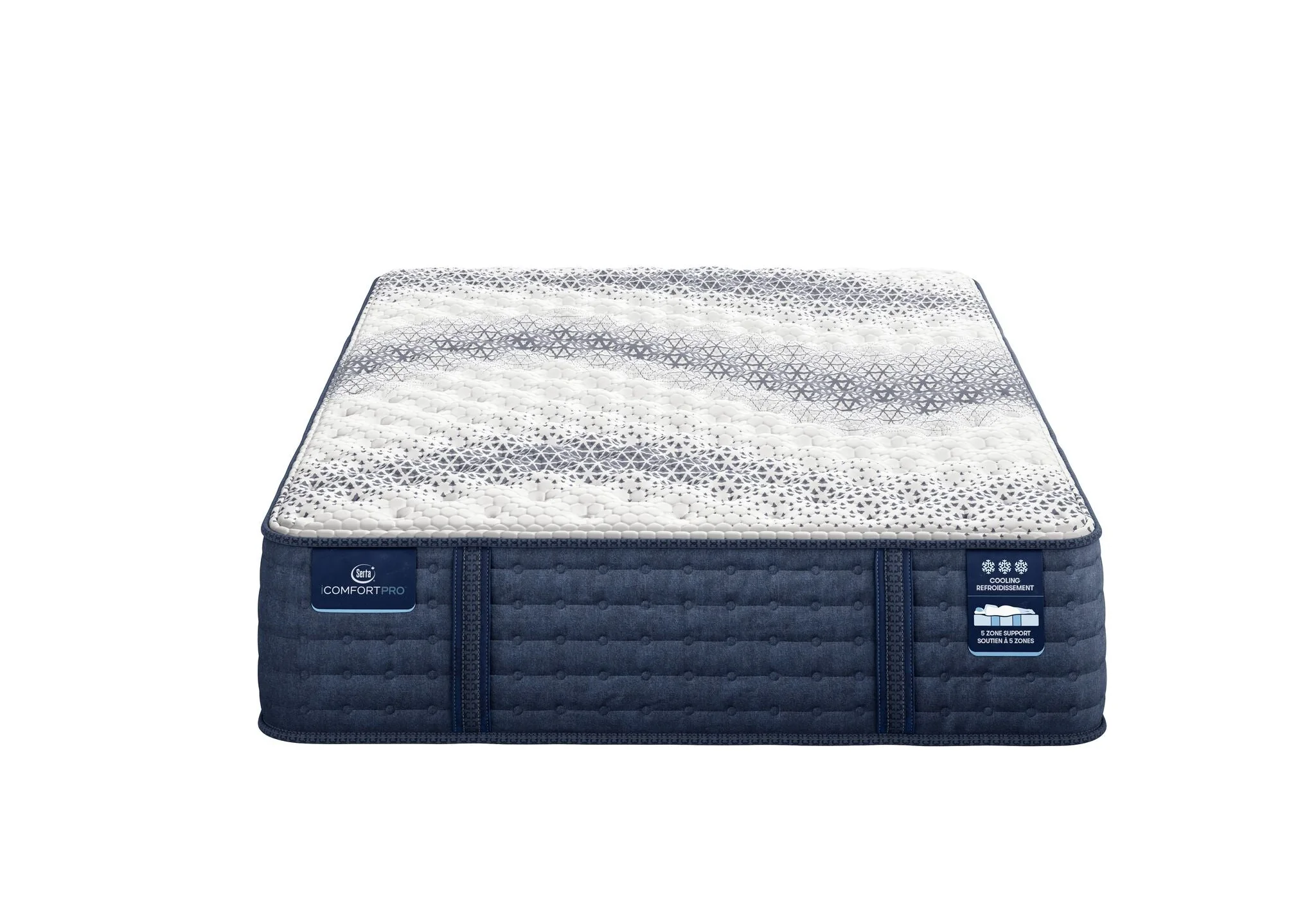 Serta iComfort PRO Tropea Tight Top Firm Twin XL Mattress and Boxspring Set - Image 2