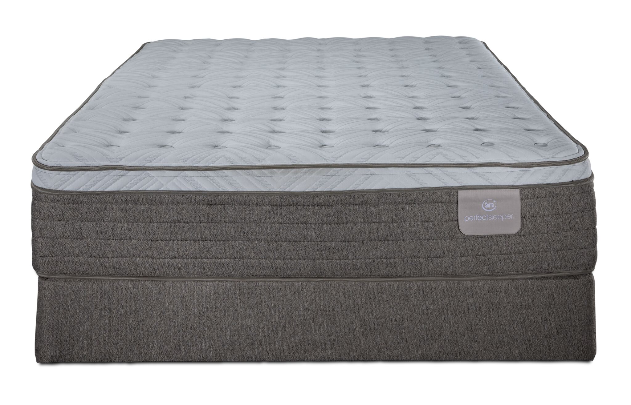 Serta® Perfect Sleeper Provence Firm Eurotop Twin XL Mattress and Boxspring Set - Image 2