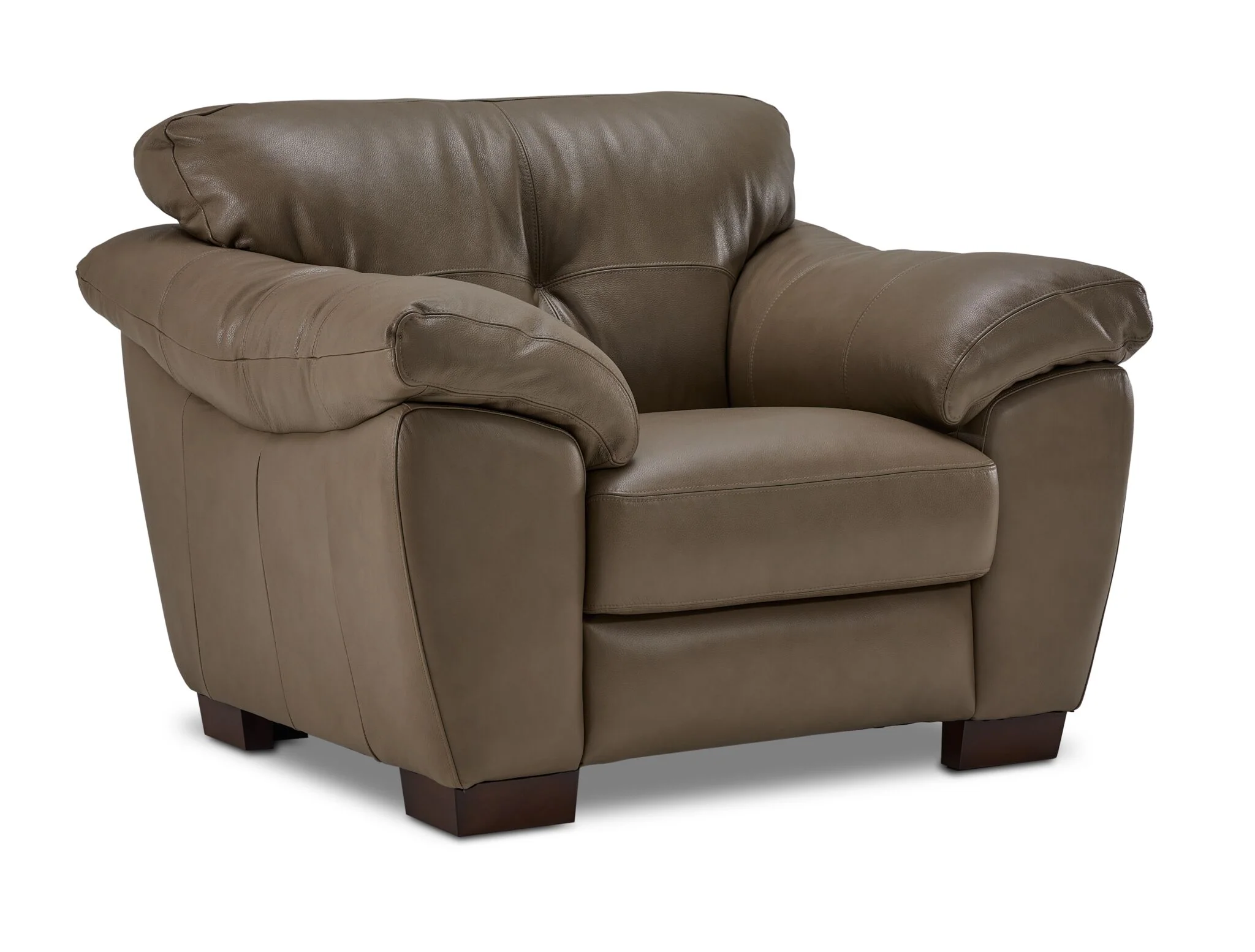 Sloan II Leather Chair - Chocolate