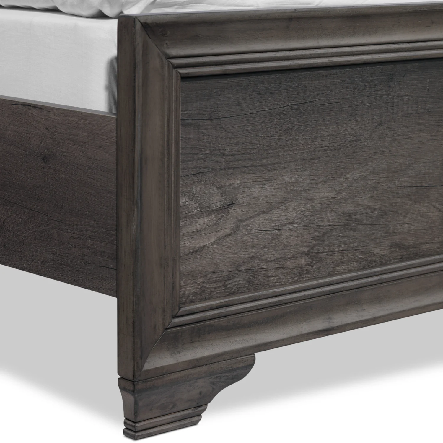 Sophie 3-Piece Queen Bed - Weathered Grey - Image 5