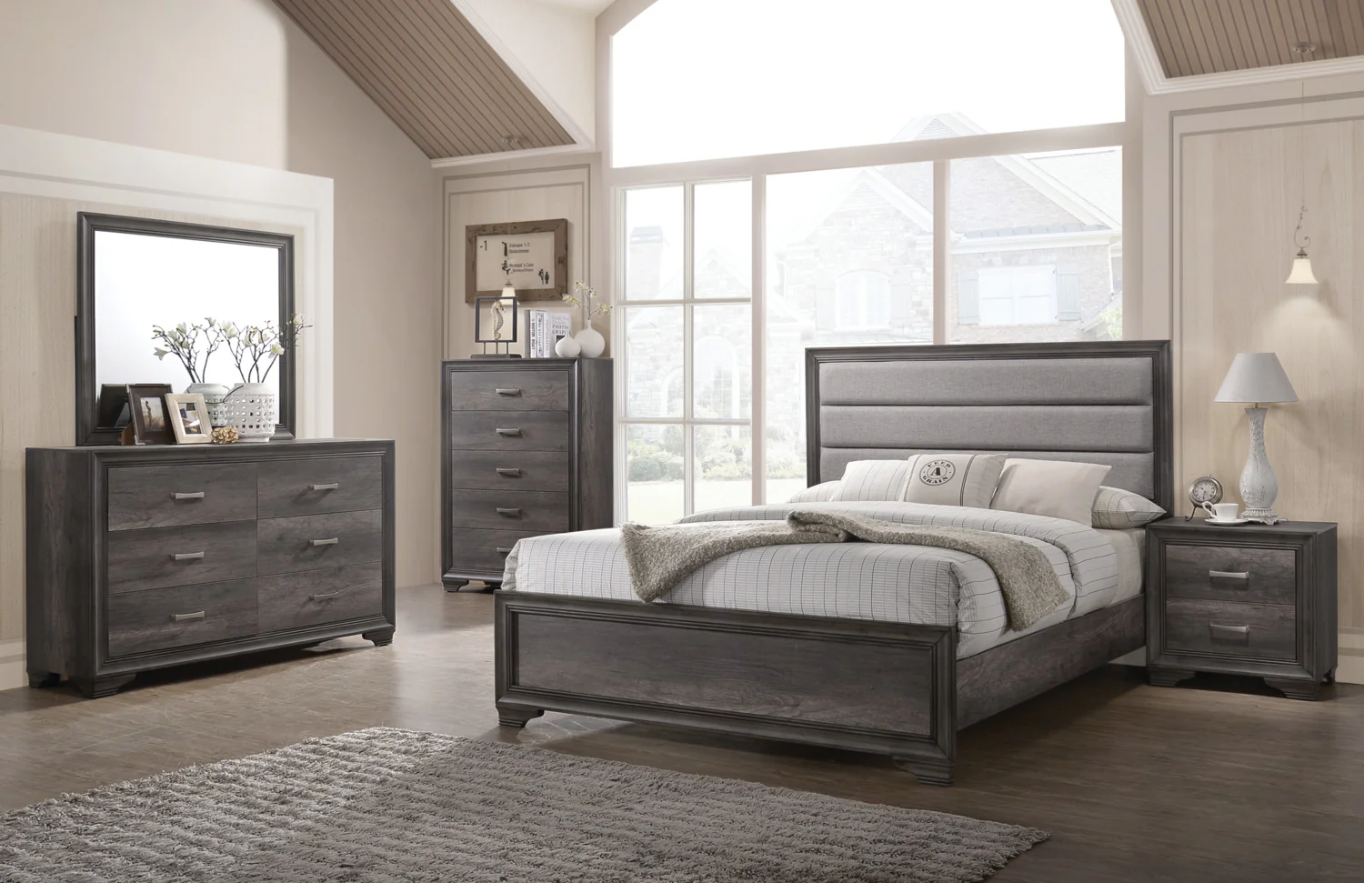 Sophie Mirror - Weathered Grey - Image 2