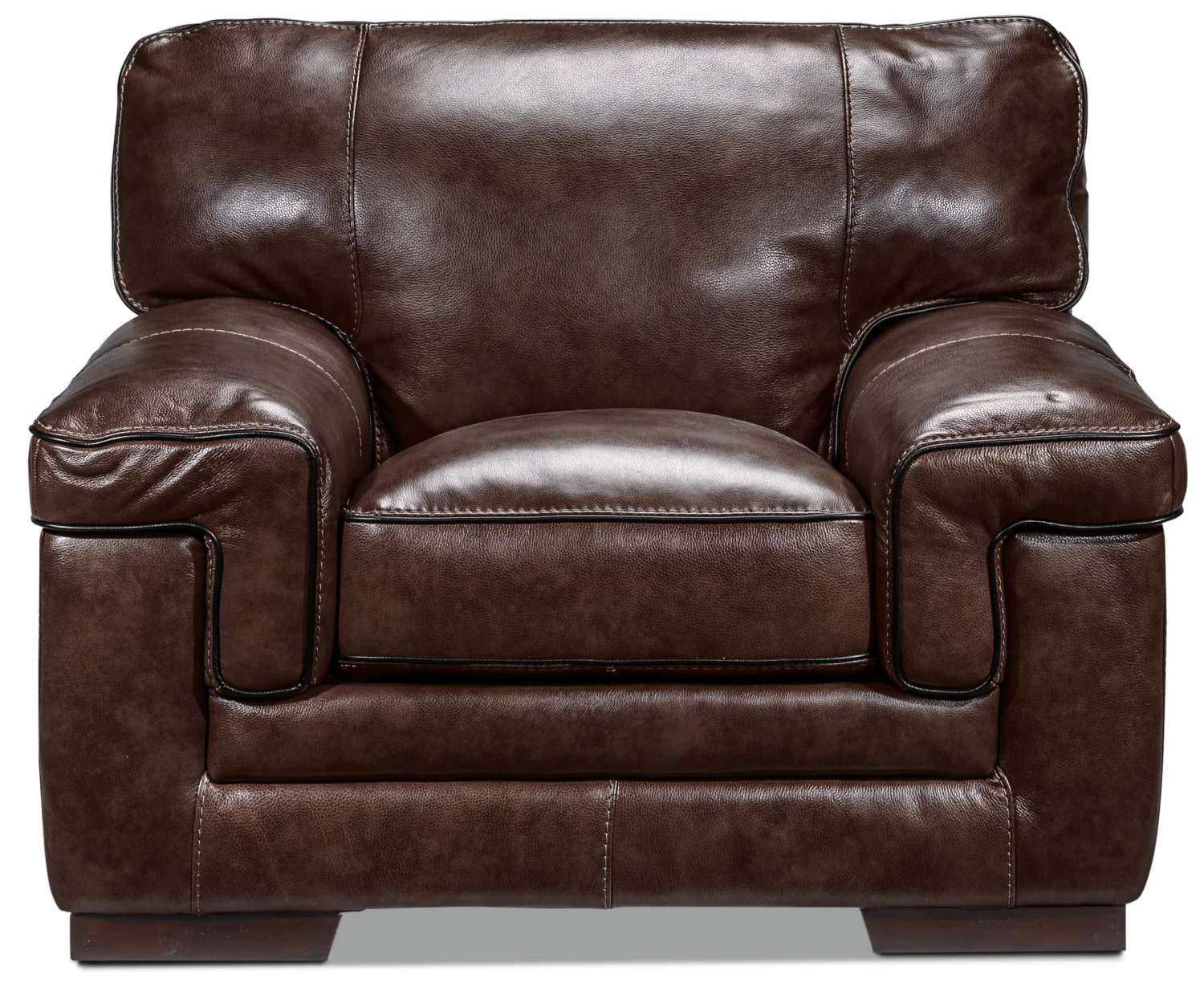 Stampede Leather Chair - Coffee - Image 3