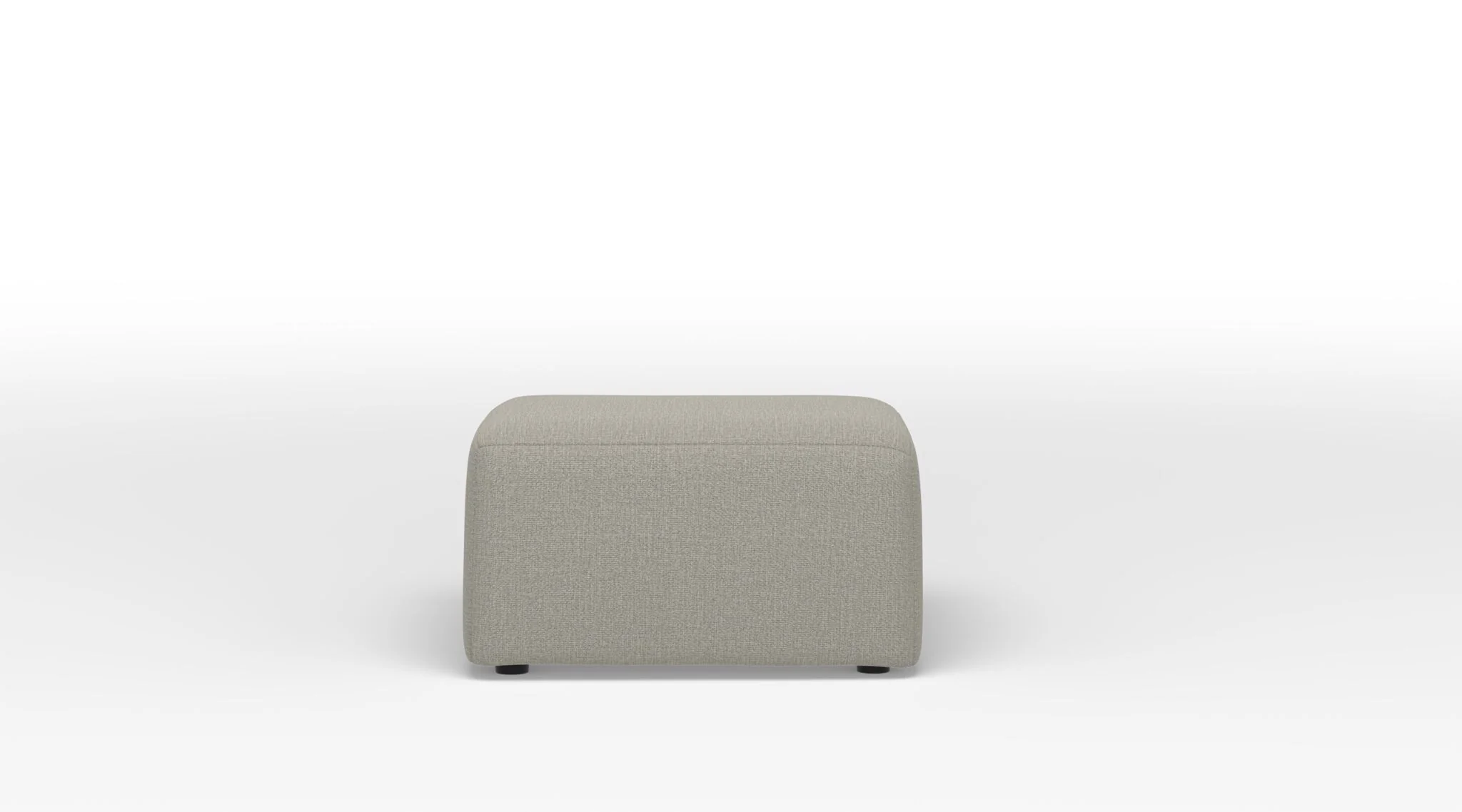 Tami Square Ottoman - Stucco Beige