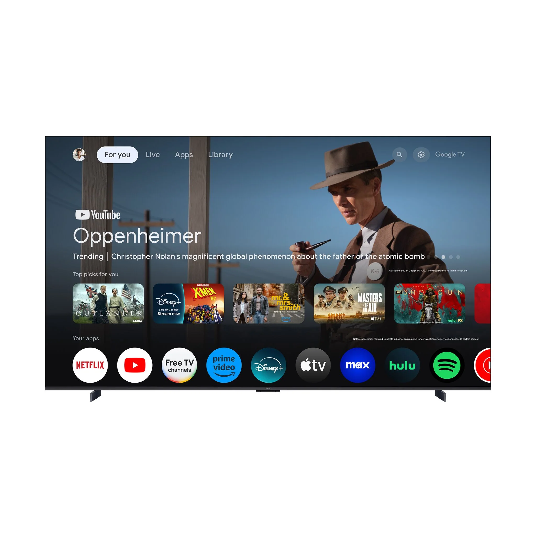 TCL 98” Q7K Series 4K QLED with Dolby Vision HDR & Dolby Atmos Smart TV with Google TV - 98Q7K - Image 3