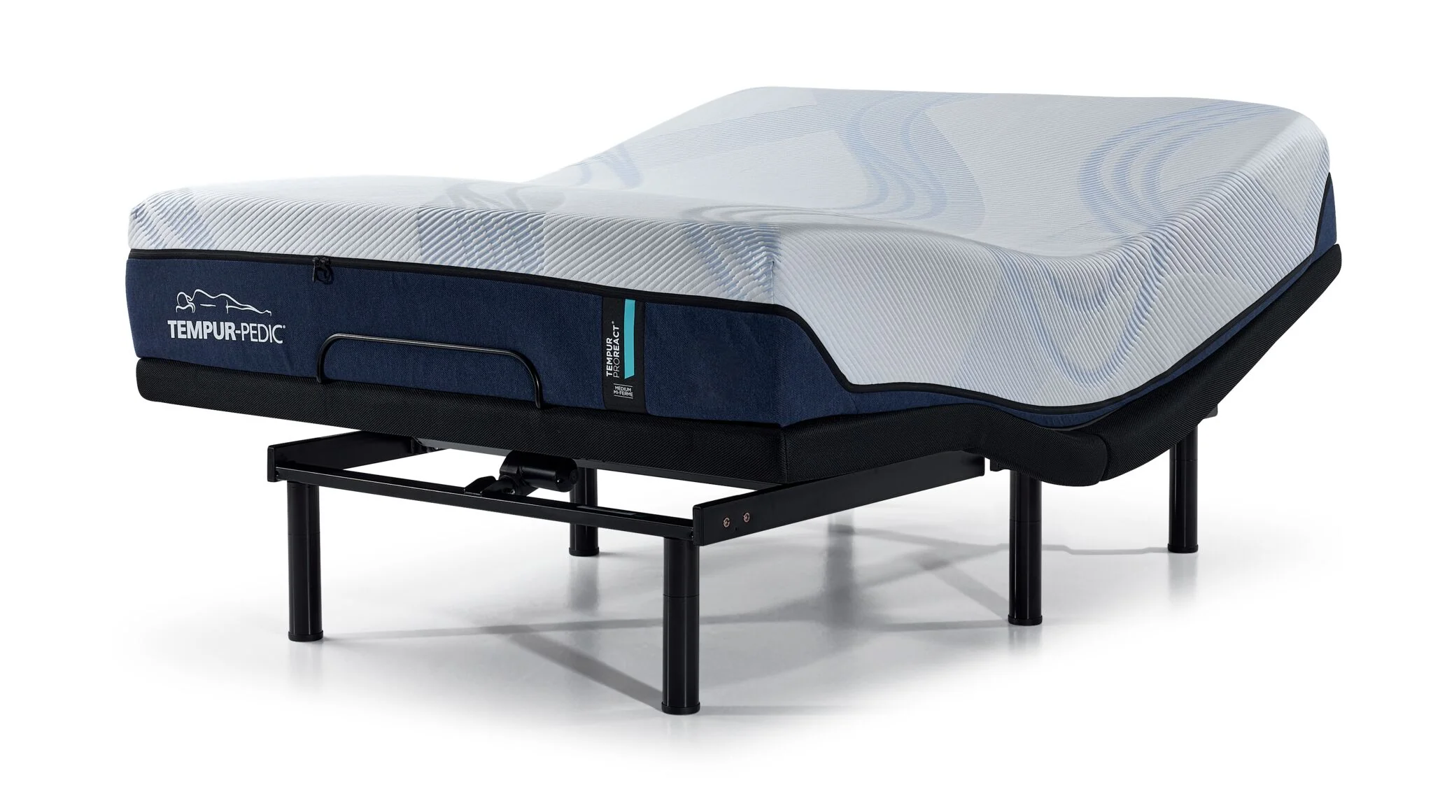 Tempur-Pedic Pro-React 2.0 Medium 12" King Mattress and L2 Motion Pro Adjustable Base - Image 3