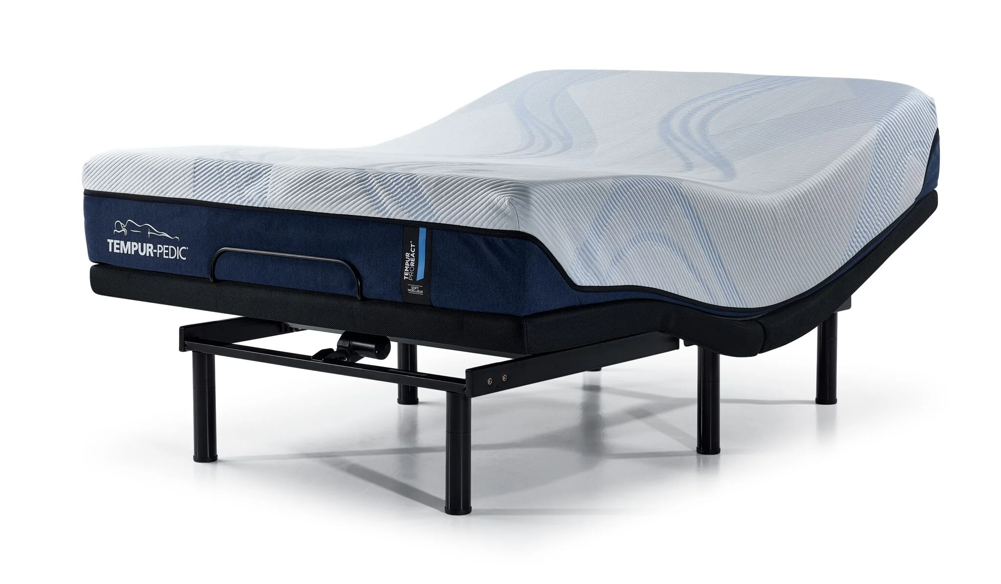 Tempur-Pedic React 2.0 Soft 11" Full Mattress and L2 Motion Pro Adjustable Base - Image 3