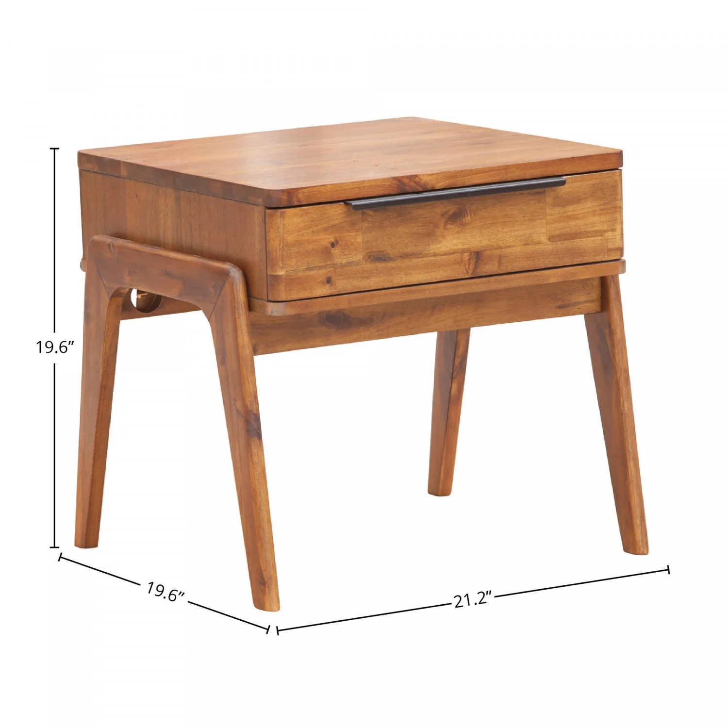 Thomaa Side Table - Brown - Image 2
