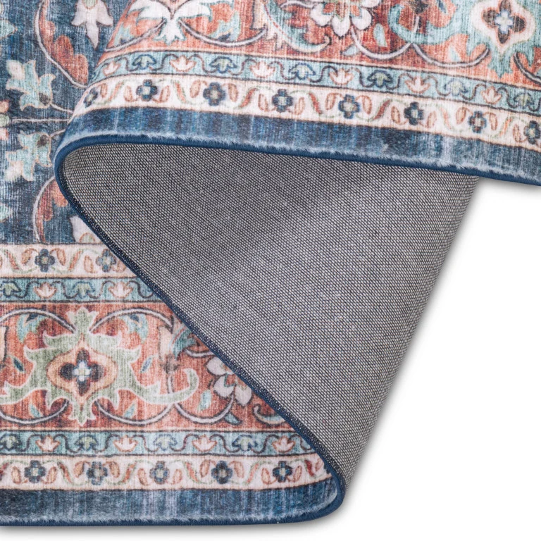 Touch Traditional Rug - 3' x 5' - Red/Blue - Image 2