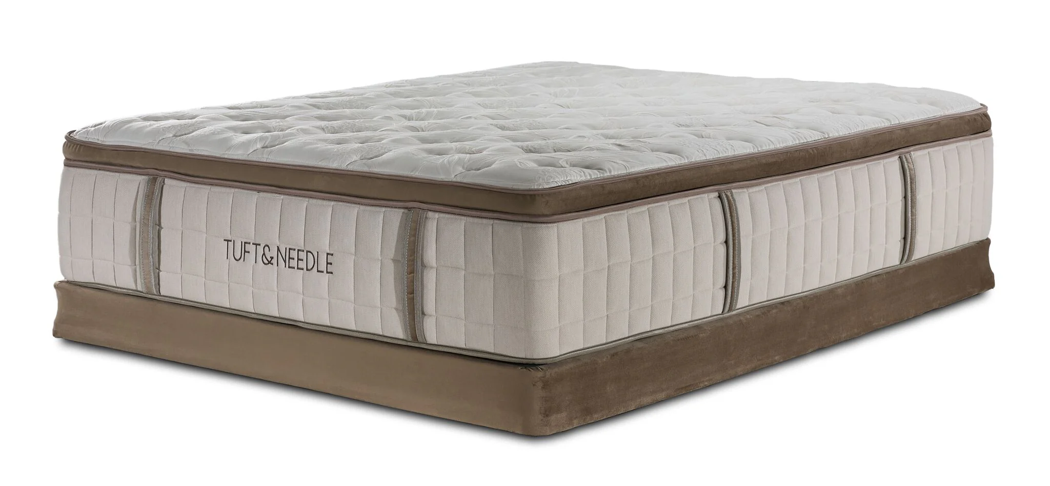 Tuft & Needle Notch Euro Top Medium Full Mattress and Low Profile Boxspring Set