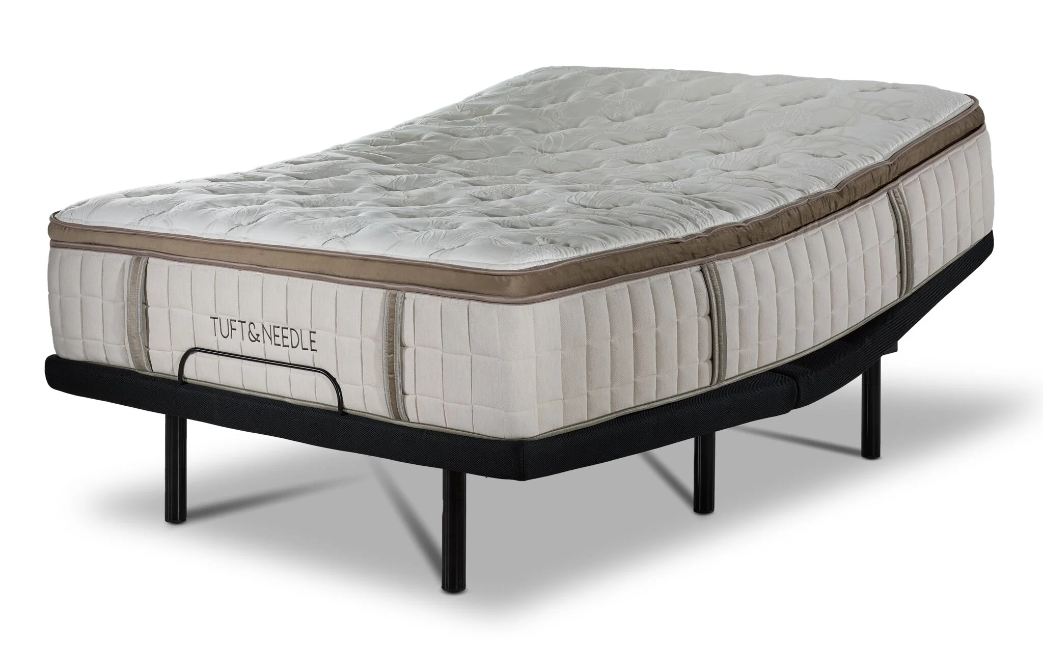 Tuft & Needle Stitch Super Pillow Top Plush Queen Mattress and L2 Motion Lux Adjustable Base