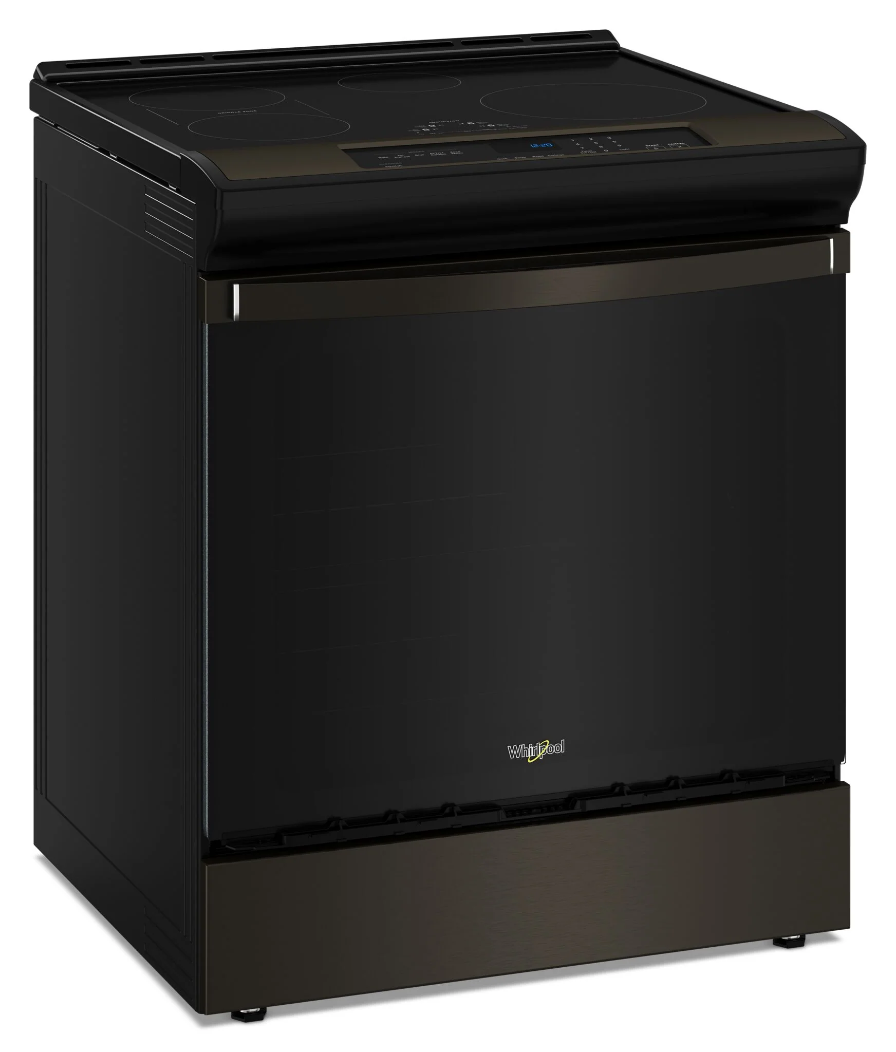 Whirlpool Black on Stainless 30" Induction Range (6.40 Cu Ft) - WSIS5030RV