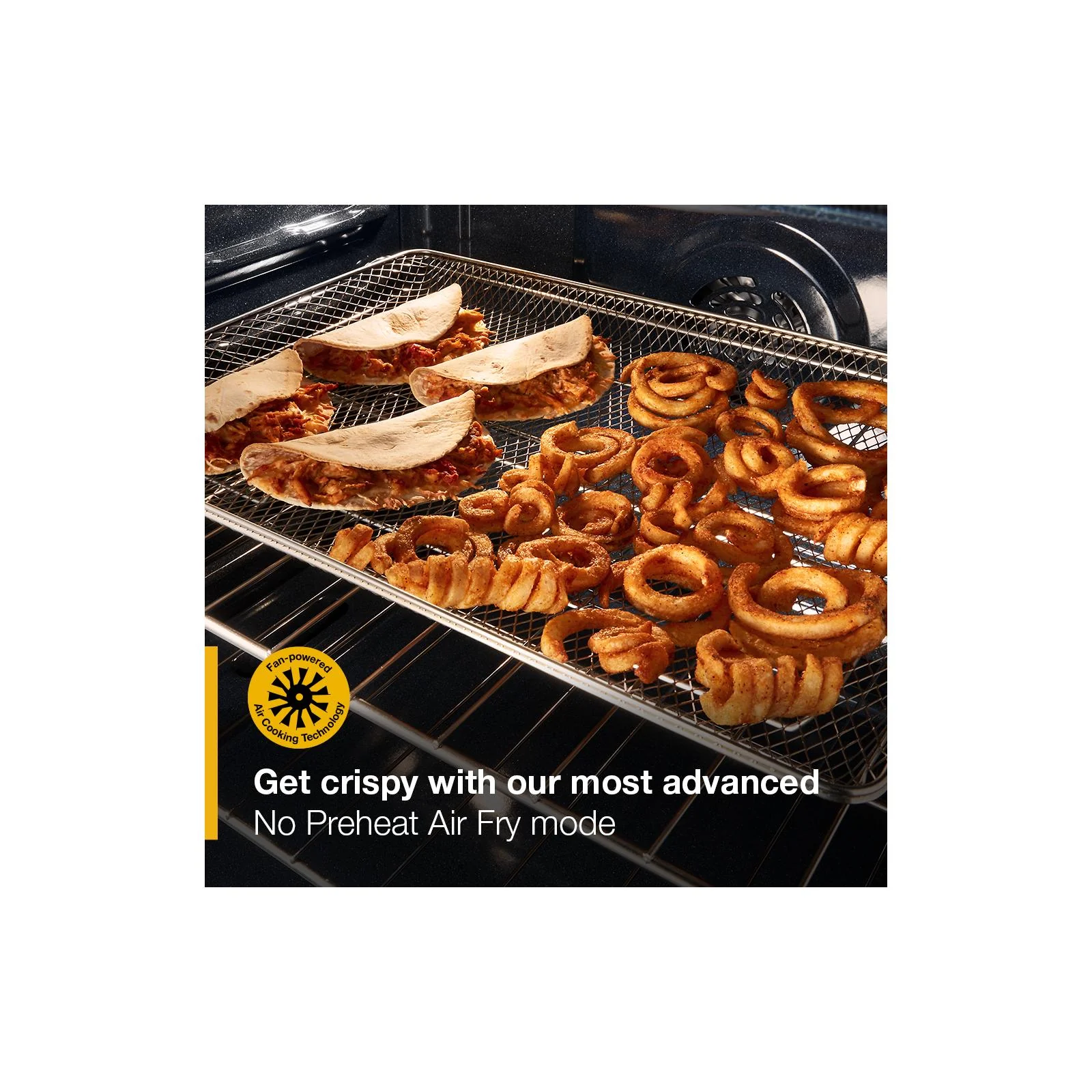 Whirlpool Black-on-Stainless Freestanding Electric Single Oven Convection Range (5.3 Cu. Ft.) - YWFES5730SV - Image 8