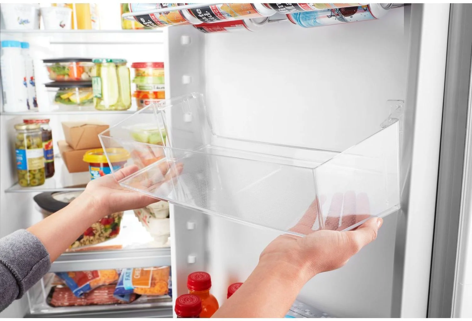 Whirlpool 33.13" 22 Cu. Ft. Black Side-by-Side Refrigerator - WRS312SNHB - Image 3