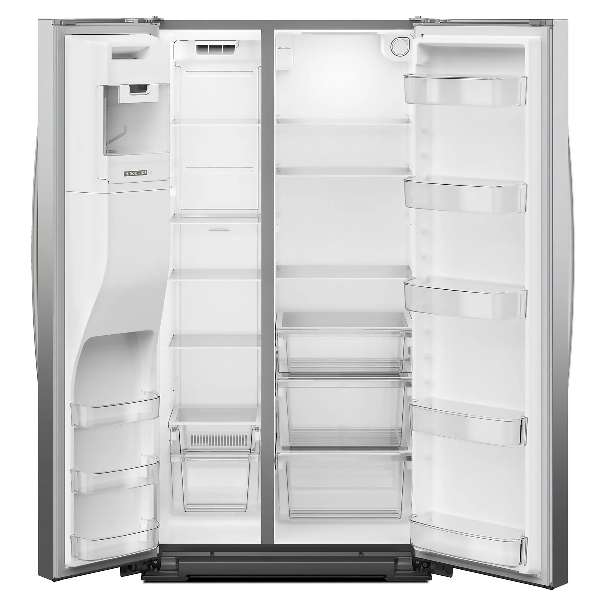 Whirlpool 36" 20.85 Cu. Ft. Fingerprint Resistant Stainless Steel Counter-Depth Side-by-Side Refrigerator - WRSC5536RZ - Image 3