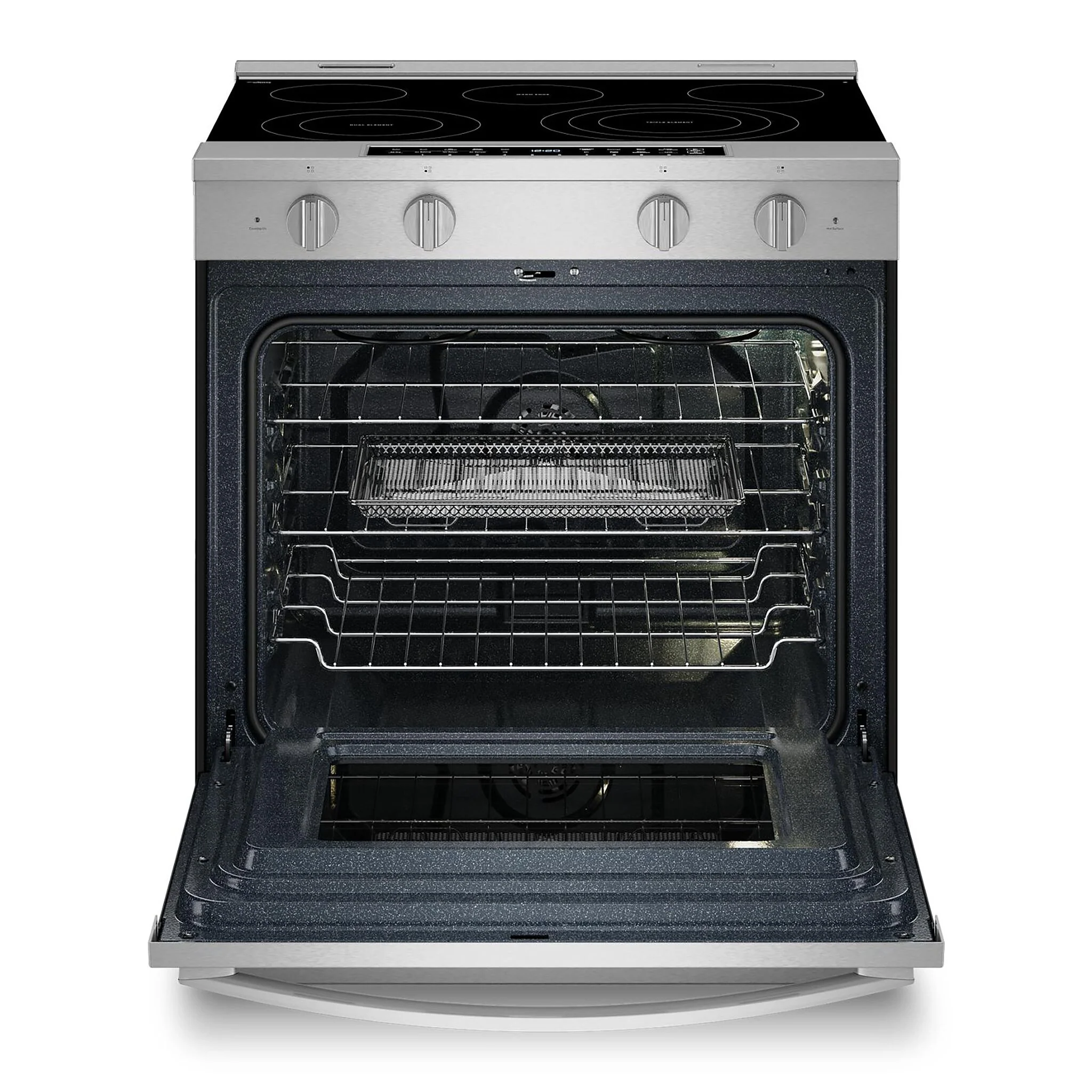 Whirlpool Fingerprint Resistant Stainless Steel Slide-In Electric Range (5.3 Cu.Ft.) - YWSES7530RZ - Image 2