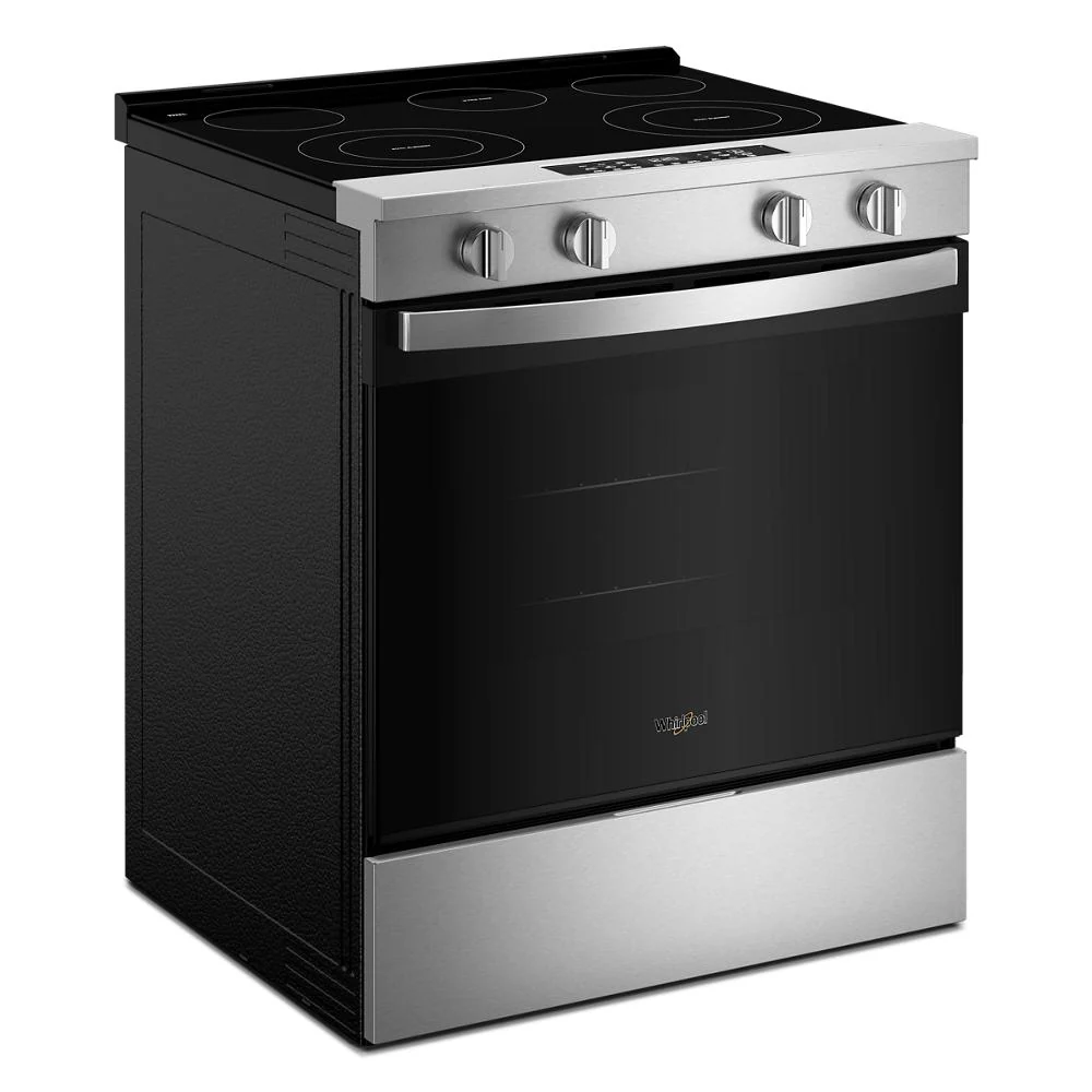 Whirlpool Fingerprint Resistant Stainless Steel Slide-In Smart Electric Convection Range (5.3 Cu. Ft.) - YWSES4530TZ - Image 3