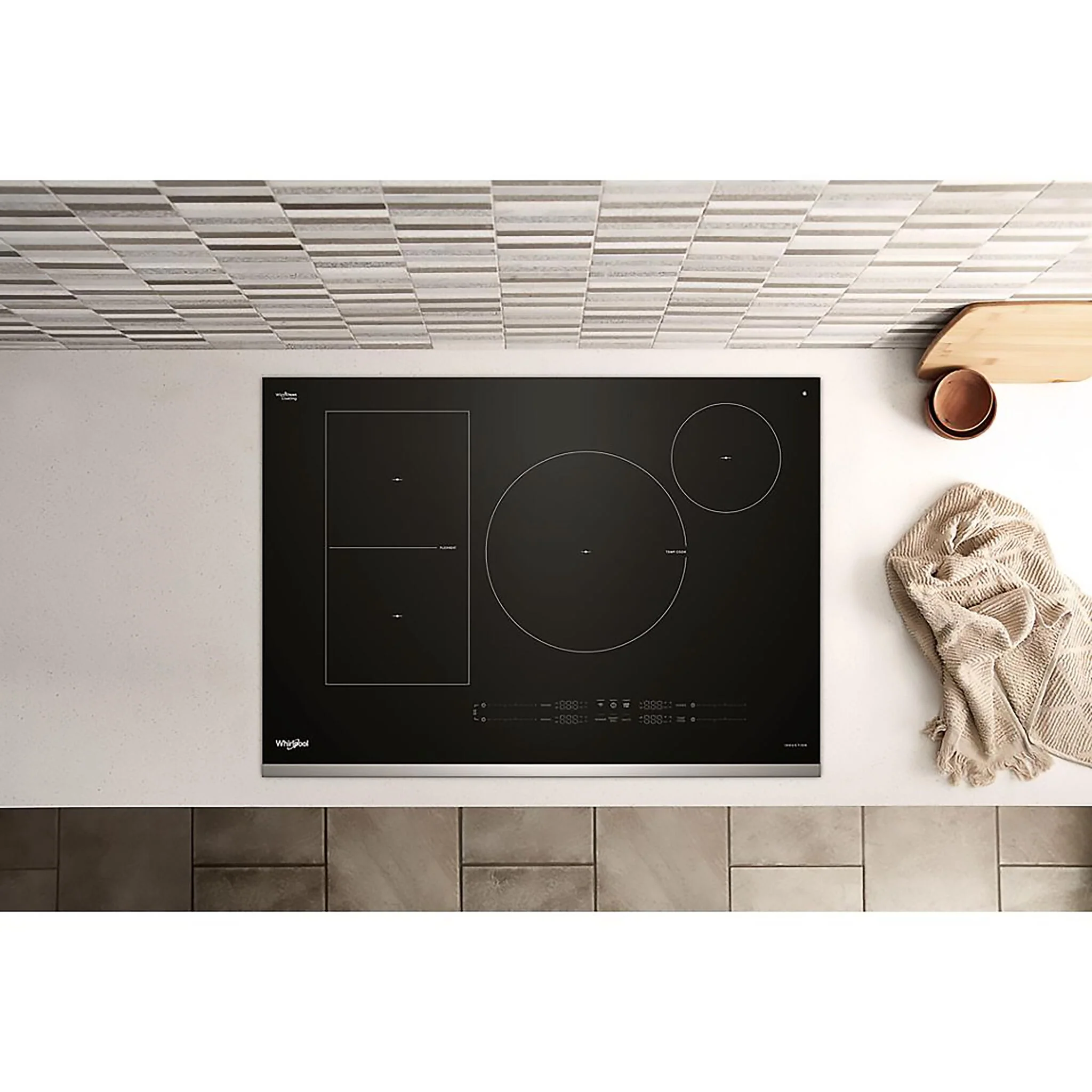 Whirlpool Stainless Steel 30" Induction Cooktop - WCIT7530SS - Image 2