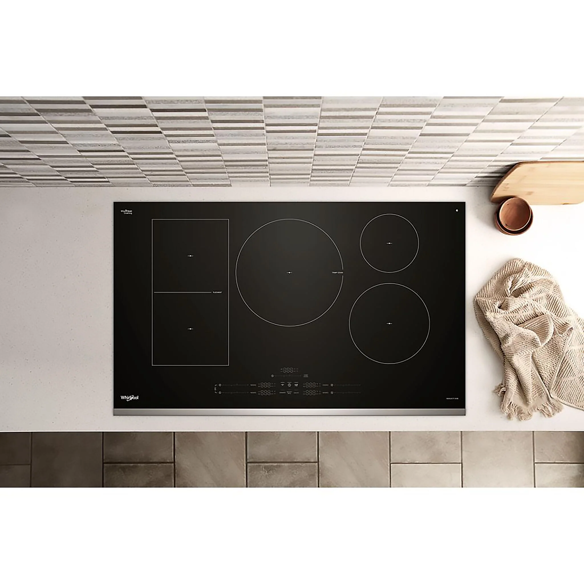 Whirlpool Stainless Steel 36" Induction Cooktop - WCIT7536SS - Image 2
