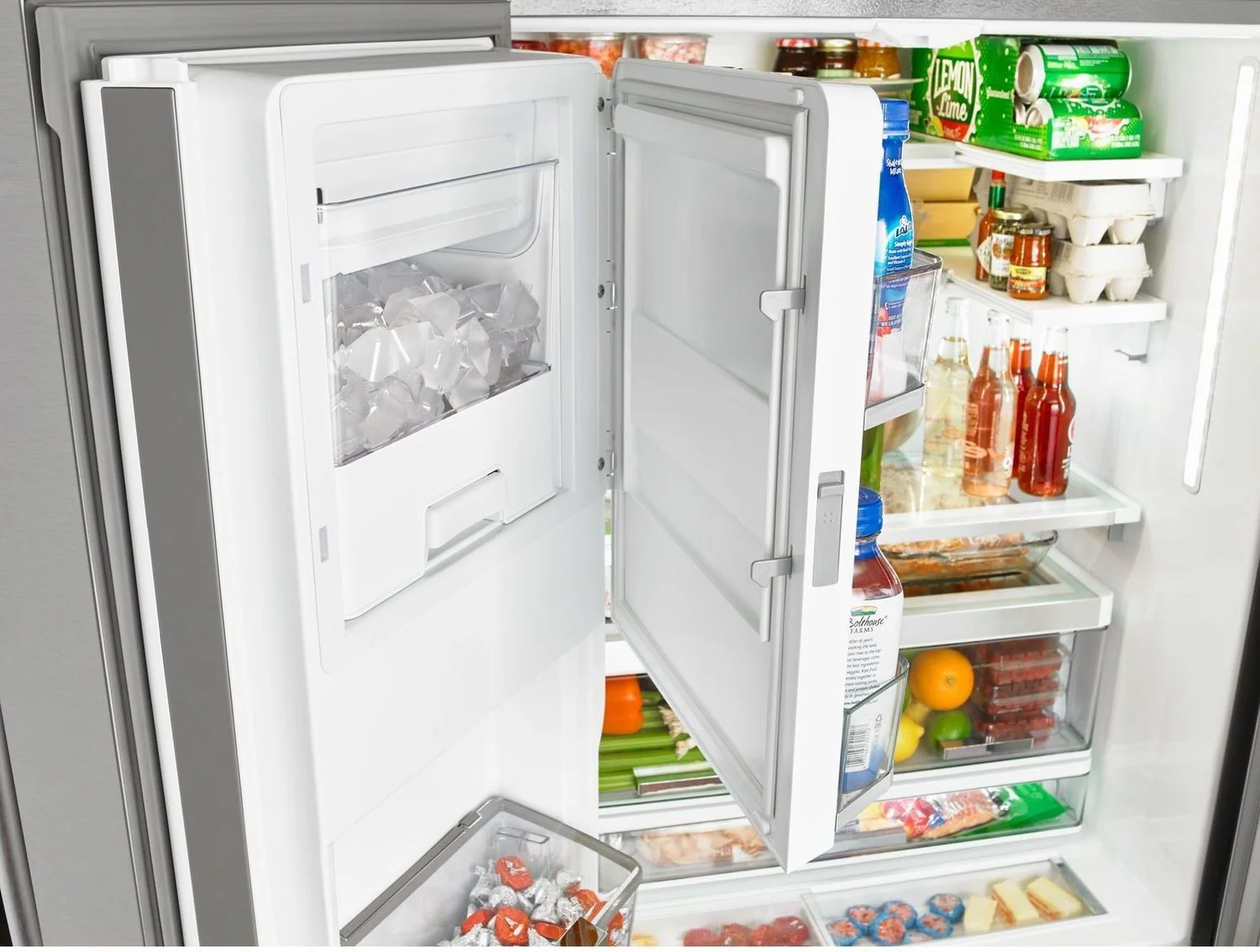 Whirlpool Stainless Steel French Door Refrigerator (32 Cu. Ft.) - WRF995FIFZ - Image 6