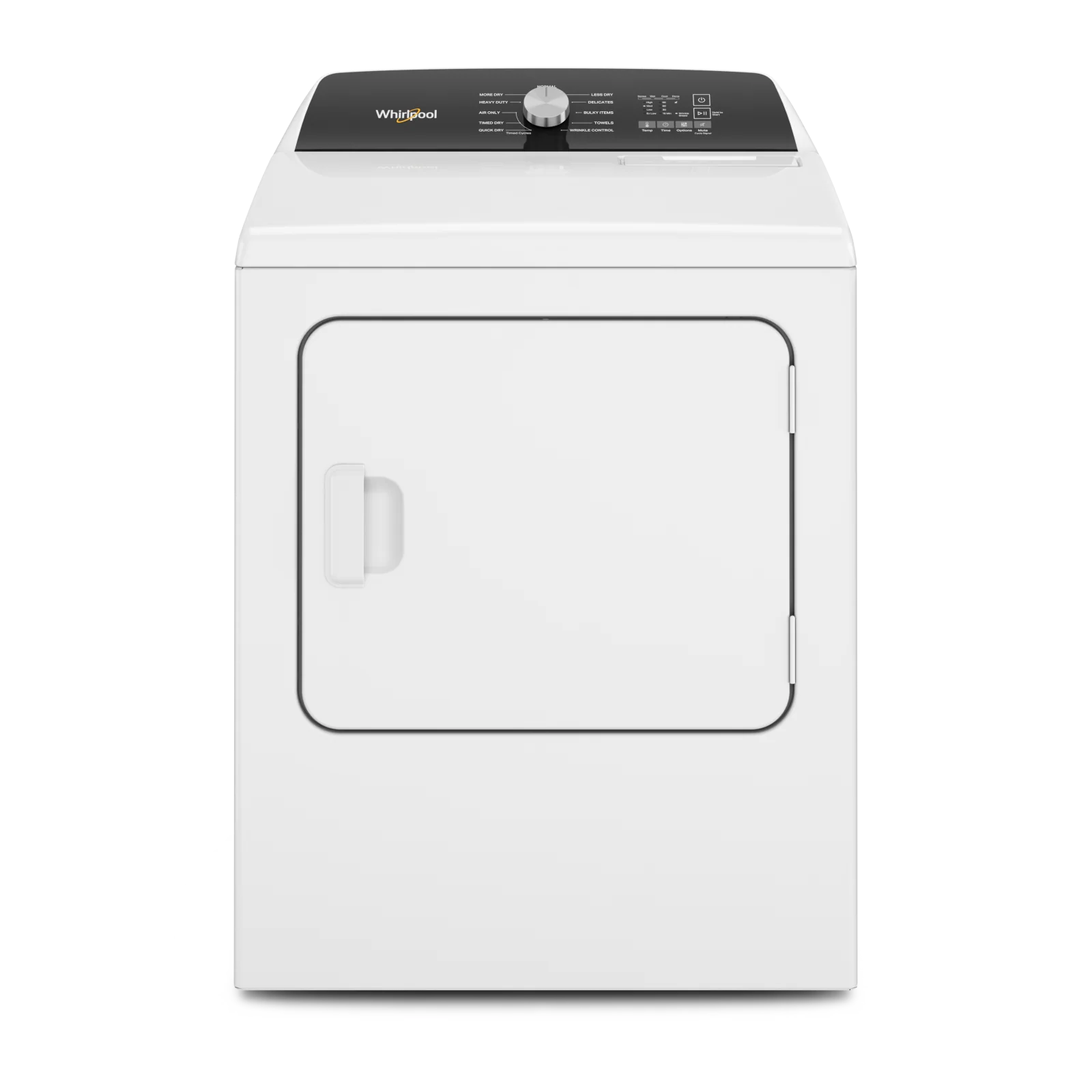 Whirlpool White Electric Dryer with Moisture Sensing (7.0 Cu.Ft) - YWED5010LW
