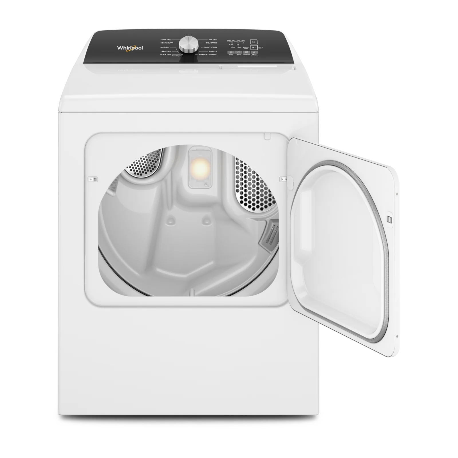 Whirlpool White Electric Dryer with Moisture Sensing (7.0 Cu.Ft) - YWED5010LW - Image 3