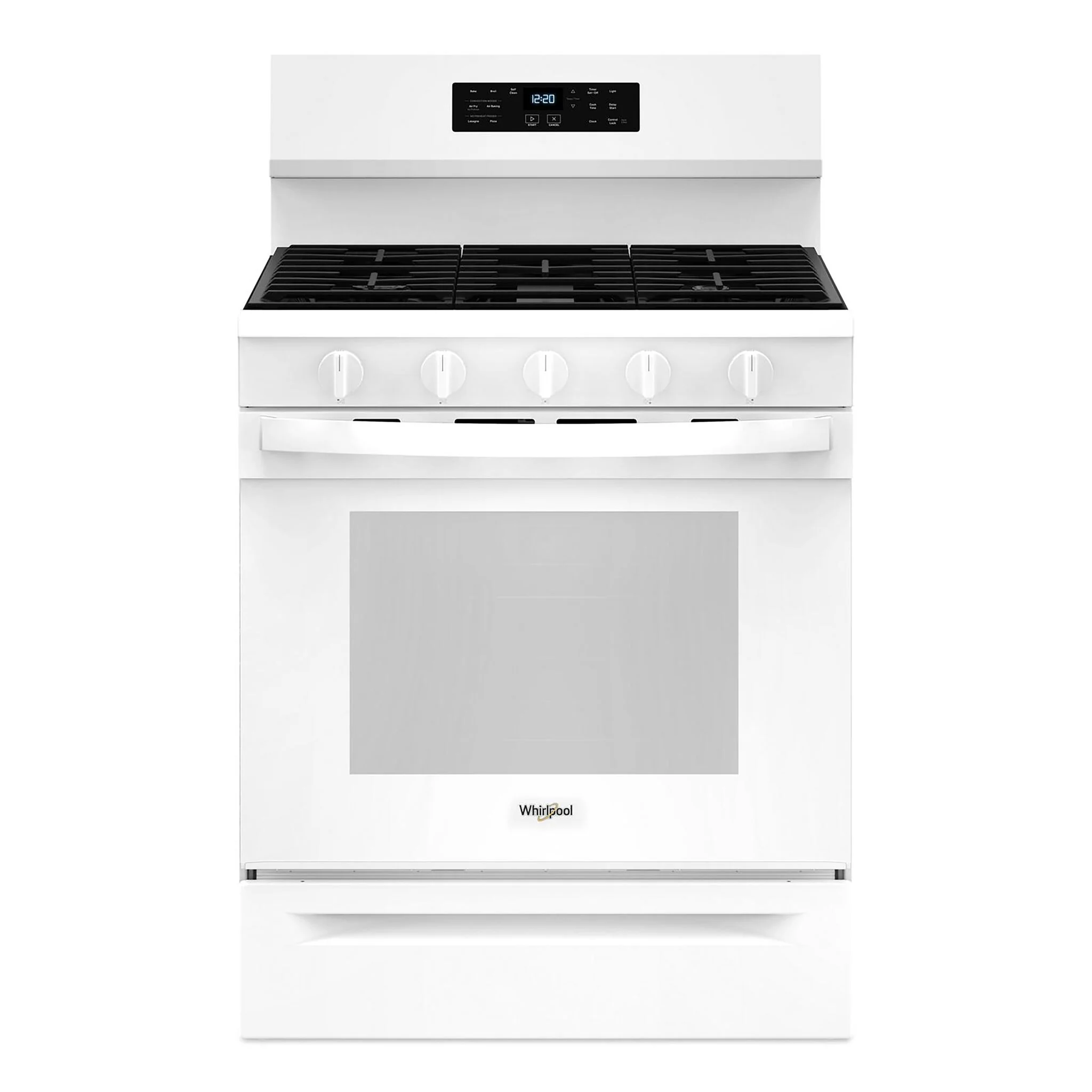 Whirlpool White Gas Freestanding Range (5 Cu.Ft.) - WFGS5030RW