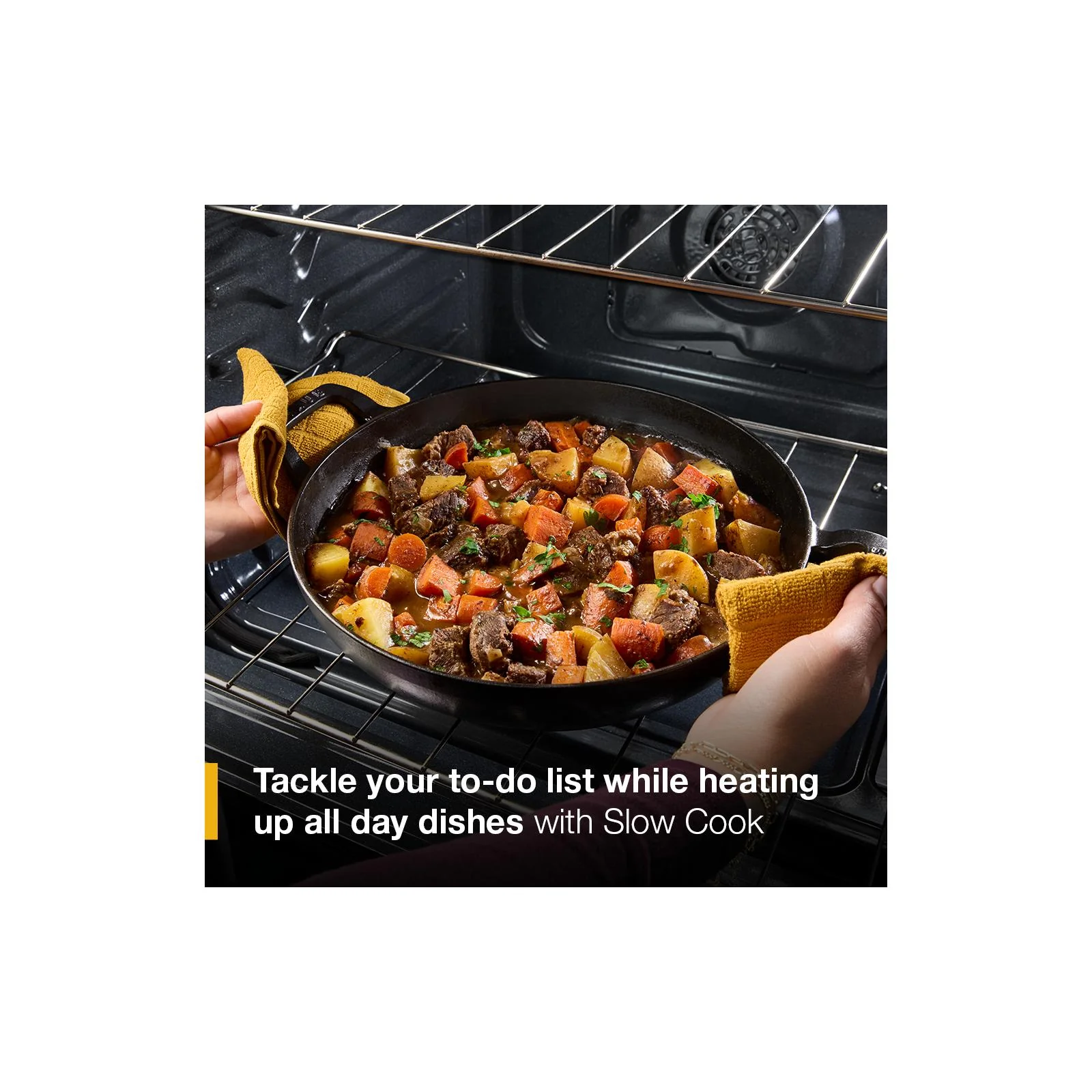 Whirlpool White Slide-In Smart Gas Convection Range (5.0 Cu. Ft.) - WSGS4530TW - Image 10