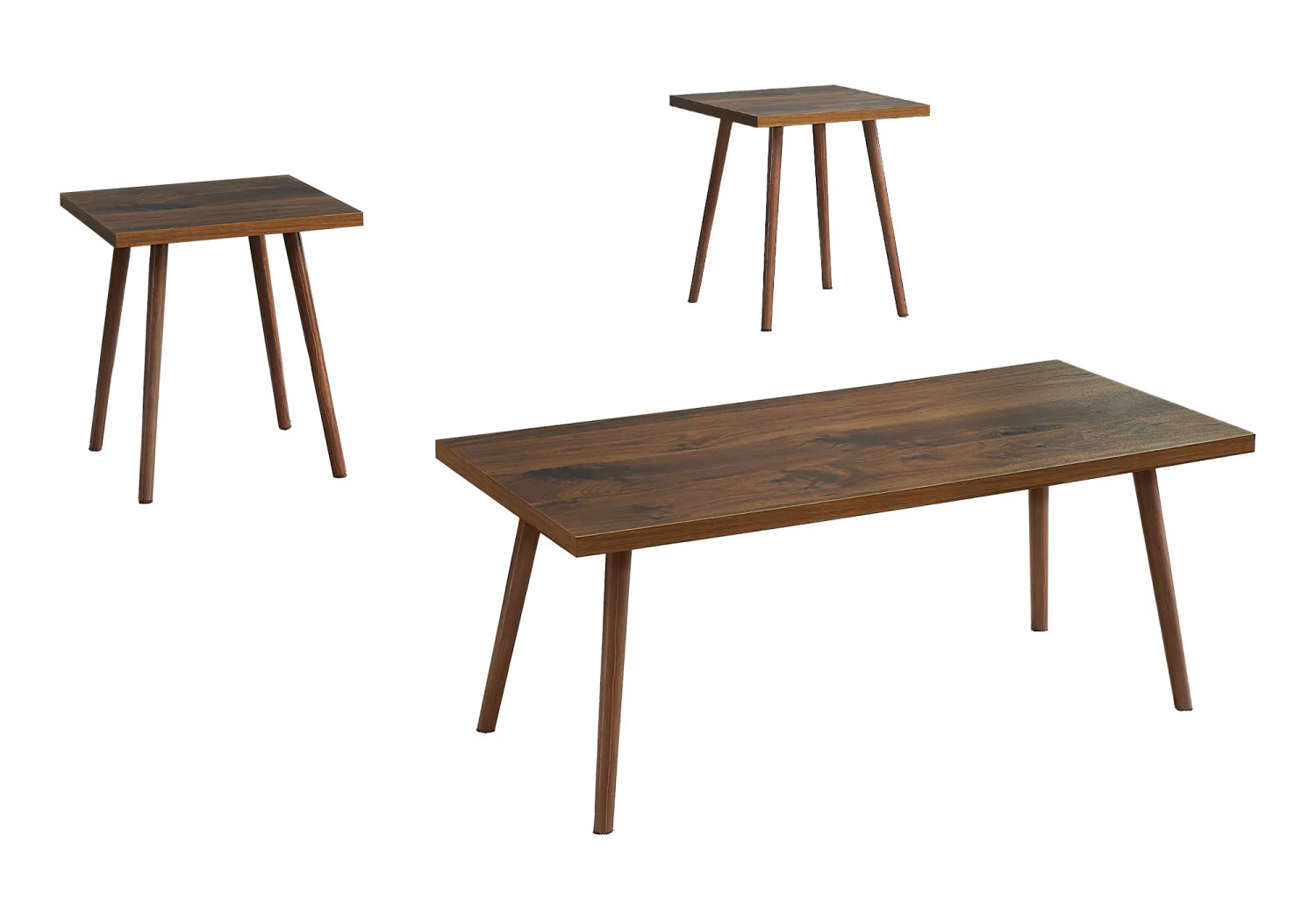 Whitney 3-piece Coffee Table Set - Dark Walnut