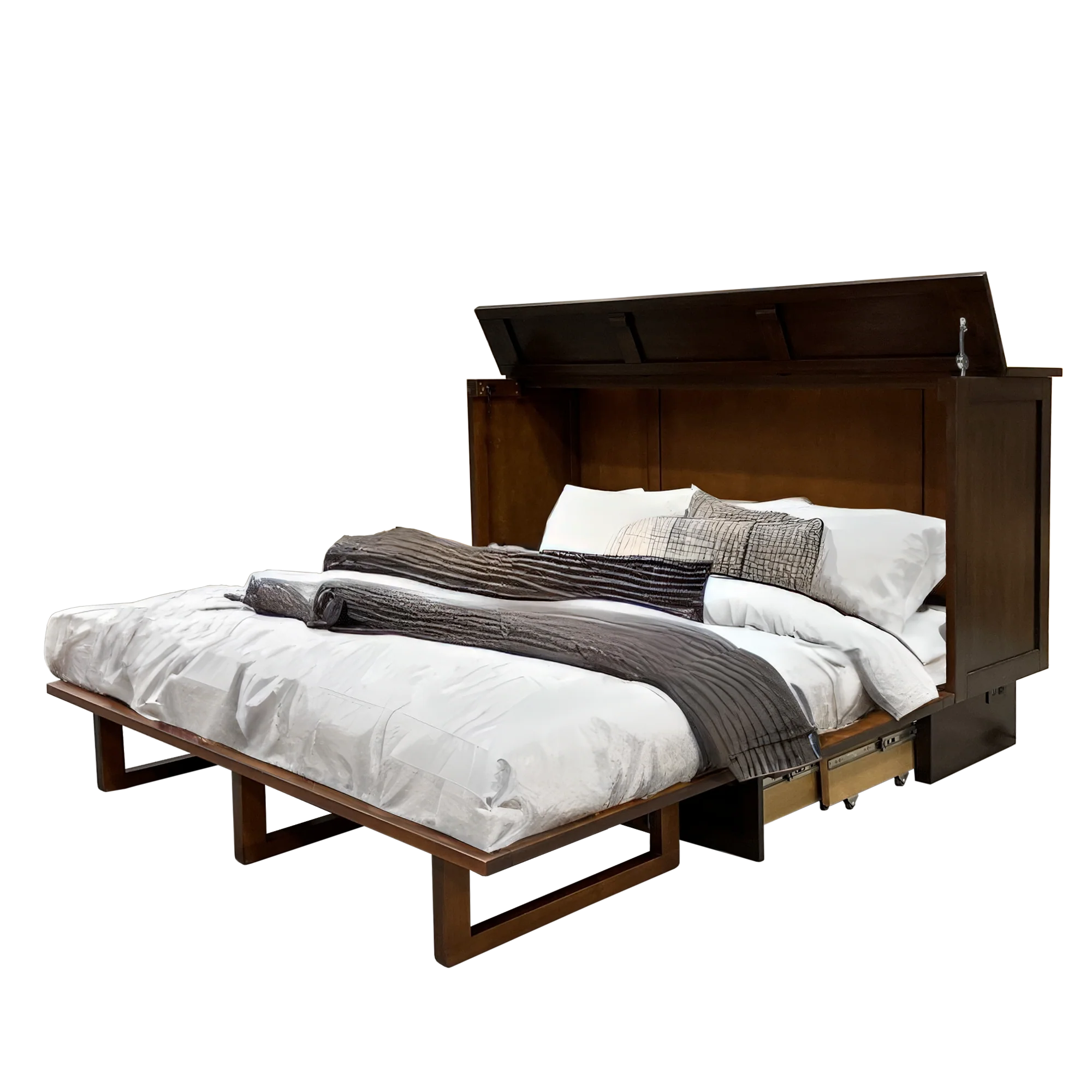 Willow Queen Sleep Chest - Cherry Brown